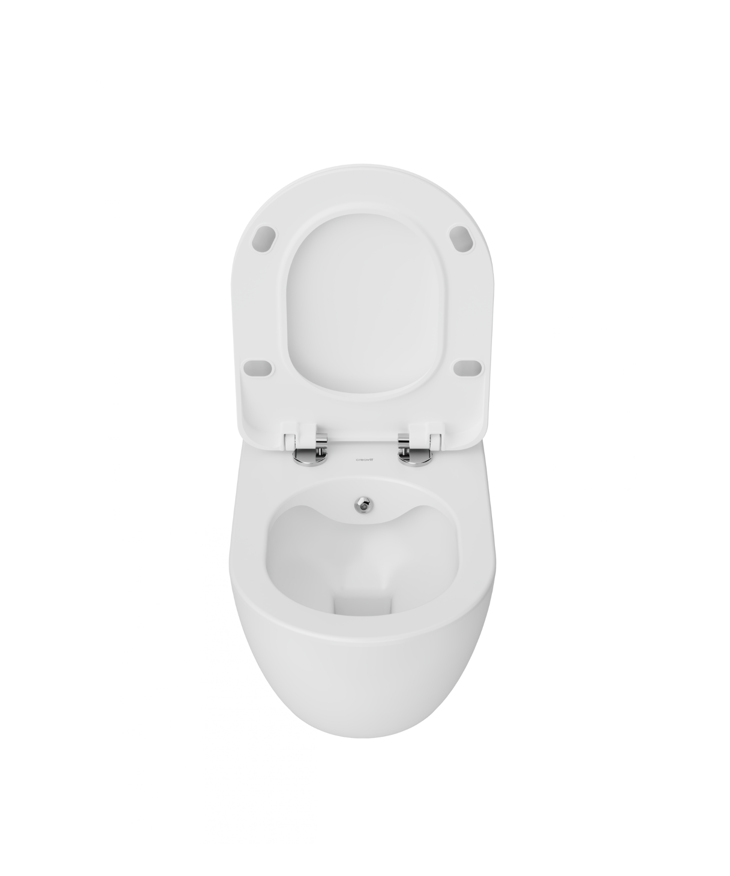 Gratis Rim-Off Duroplast Slow Close WC-Sitz Perlmatt Weiß Set