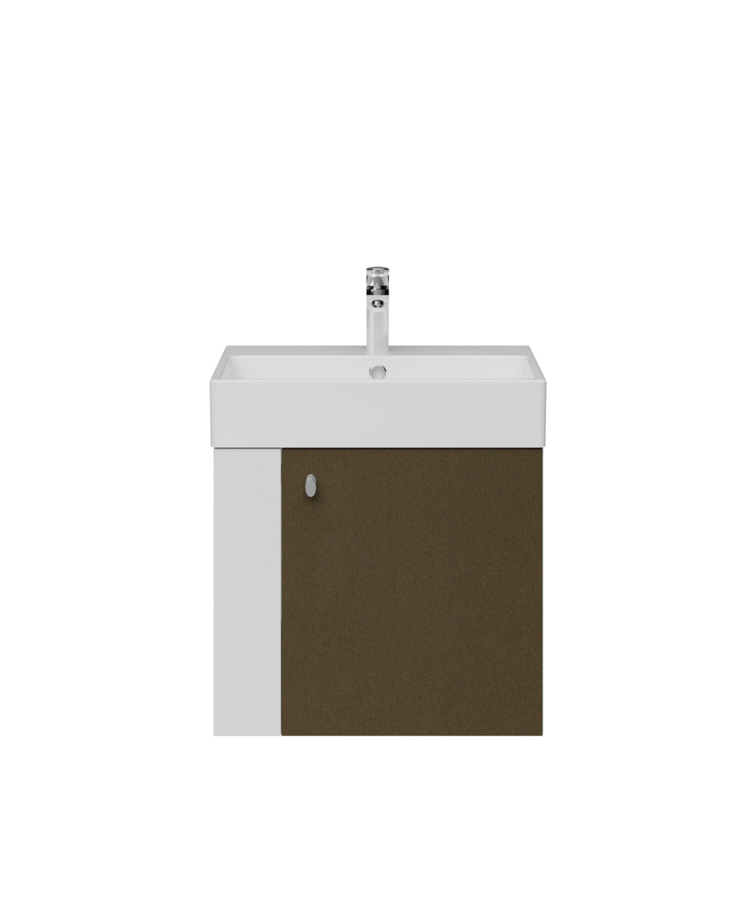 Font Lavabo Dolabı 50 cm Beyaz-Barok