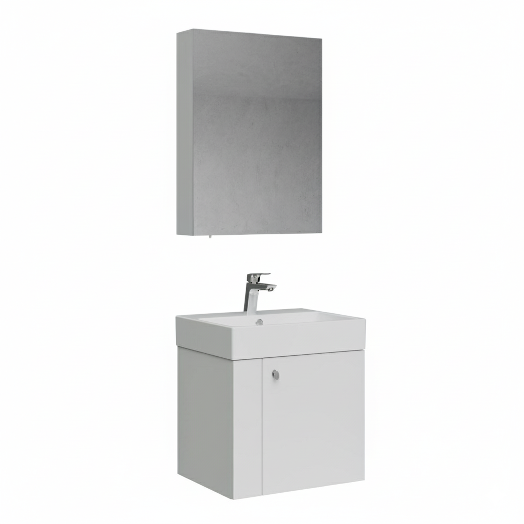 Font Lavabo Dolabı 50 Cm ve Ayna Seti