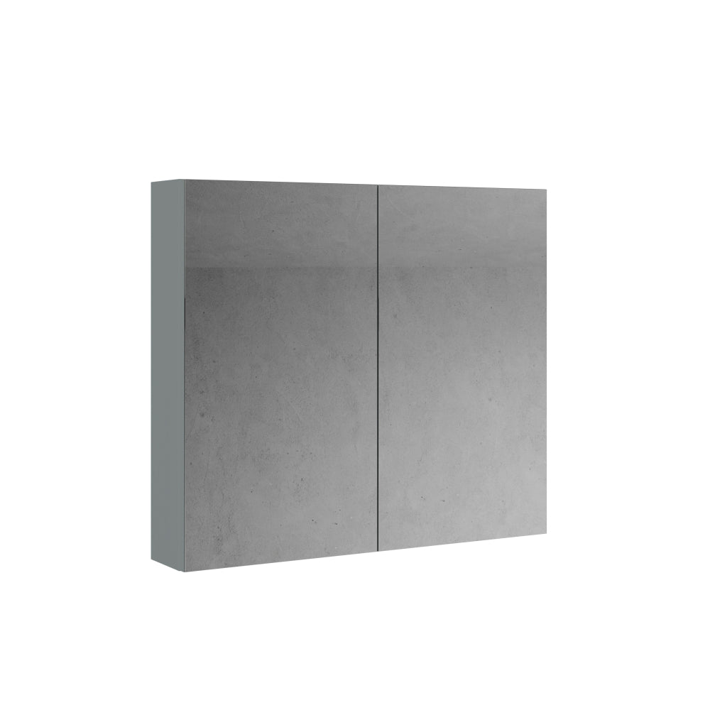 Aynalı Dolap 80*70 Cm Ledsiz Gri
