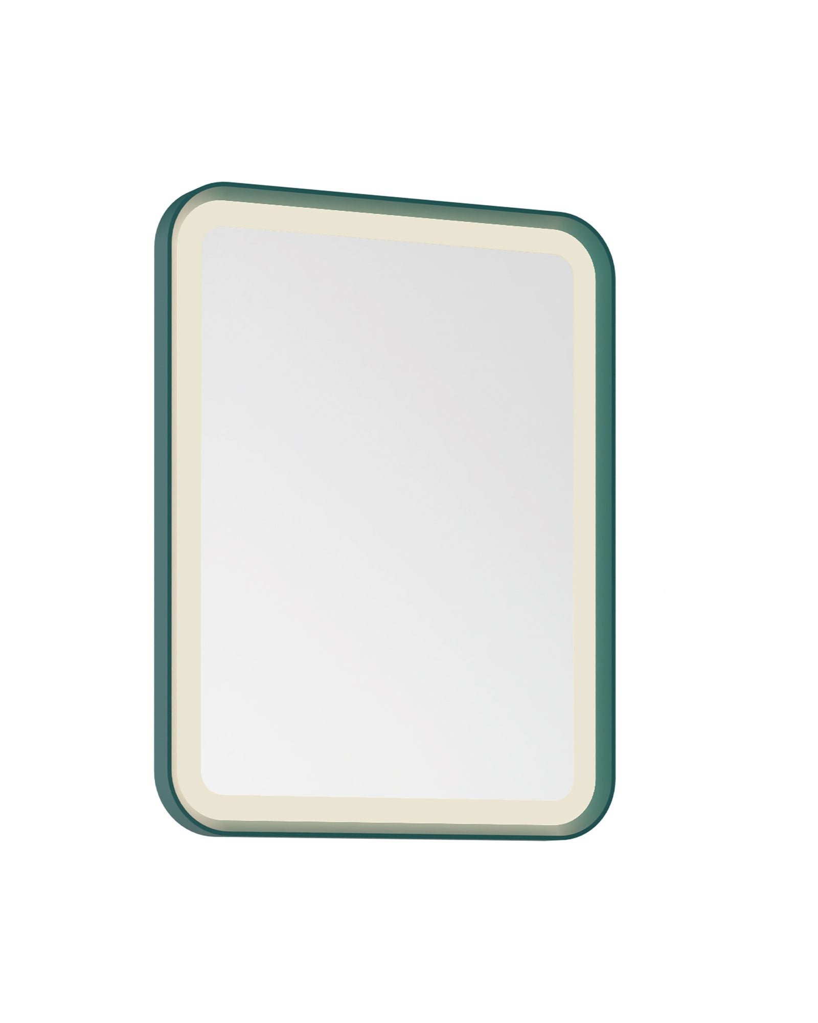 Patara Dikdörgen Led Ayna 55x75cm Mat Yeşil