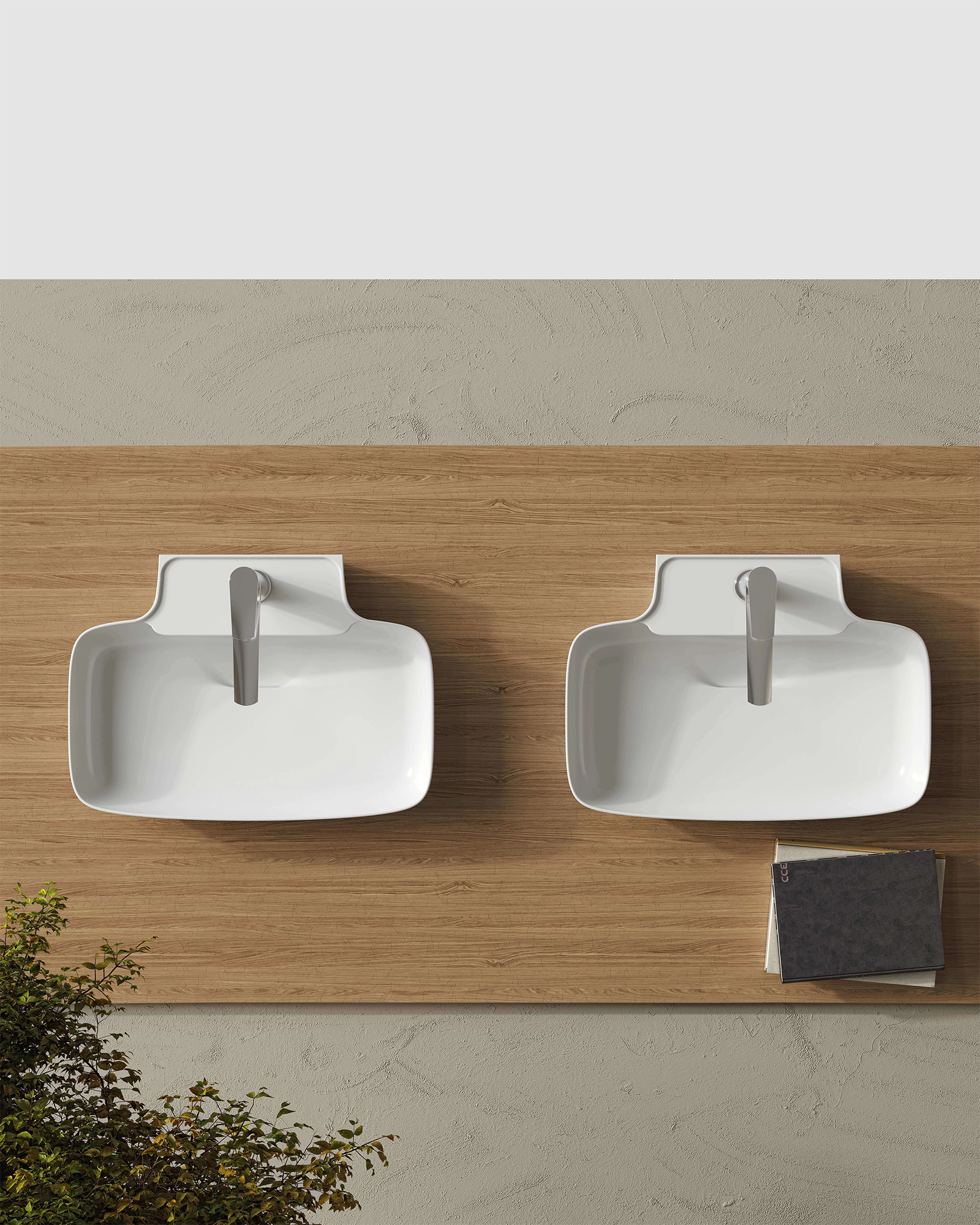 Ruby Curve Countertop Sink 60*43 Cm