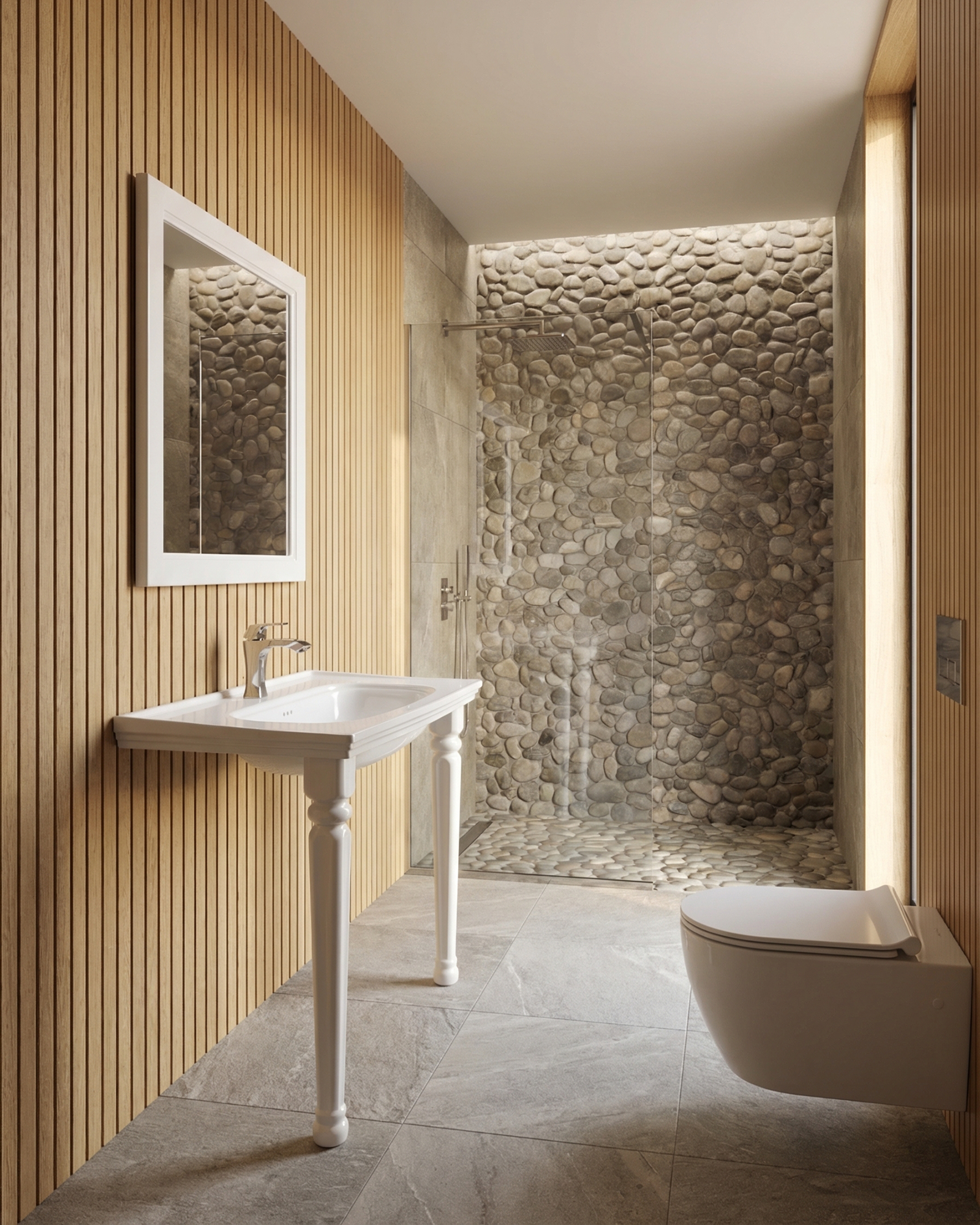 Antik Dolap Uyumlu 80 Cm Lavabo ve Ayak Seti