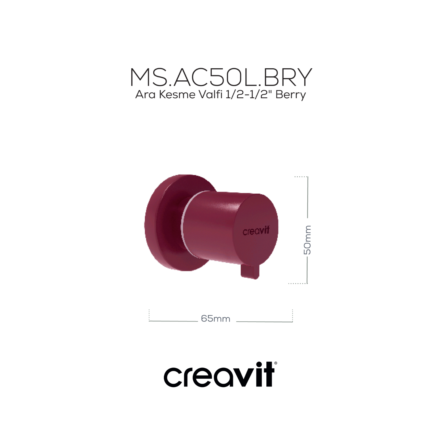 Ara Kesme Valfi 1/2-1/2" Berry