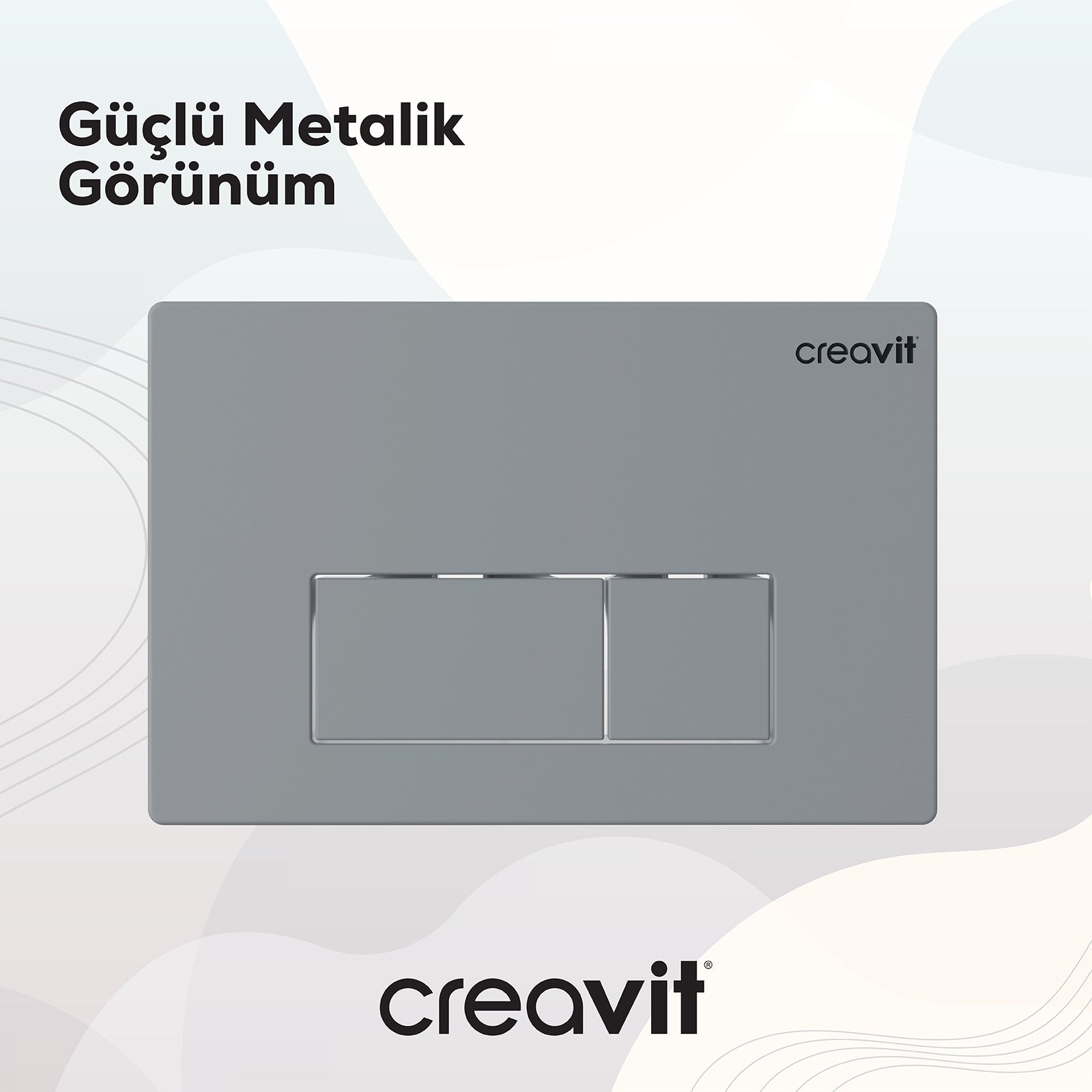 Arc Mat Gri Boyalı Kumanda Paneli