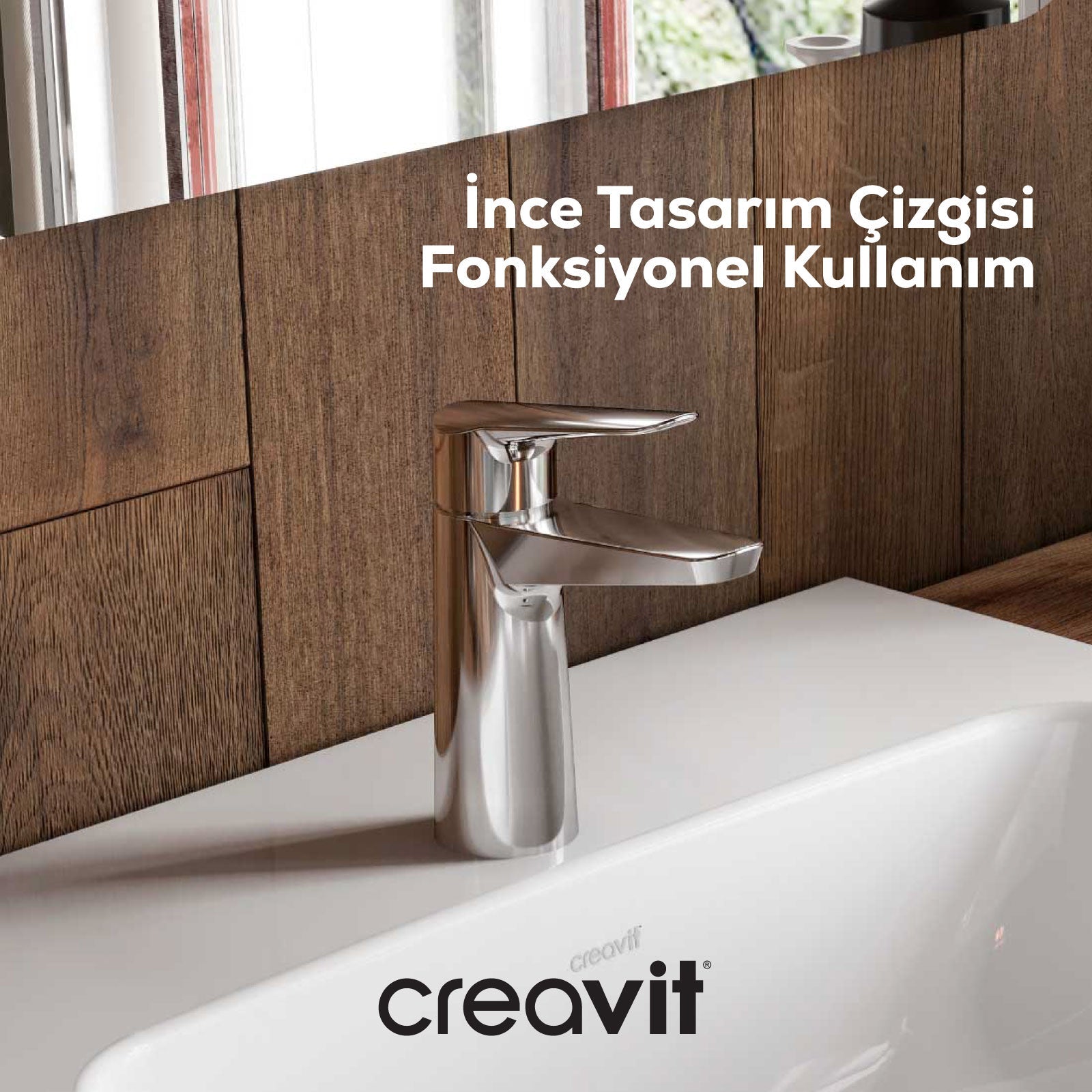 Bevel Sink Armature Chrome