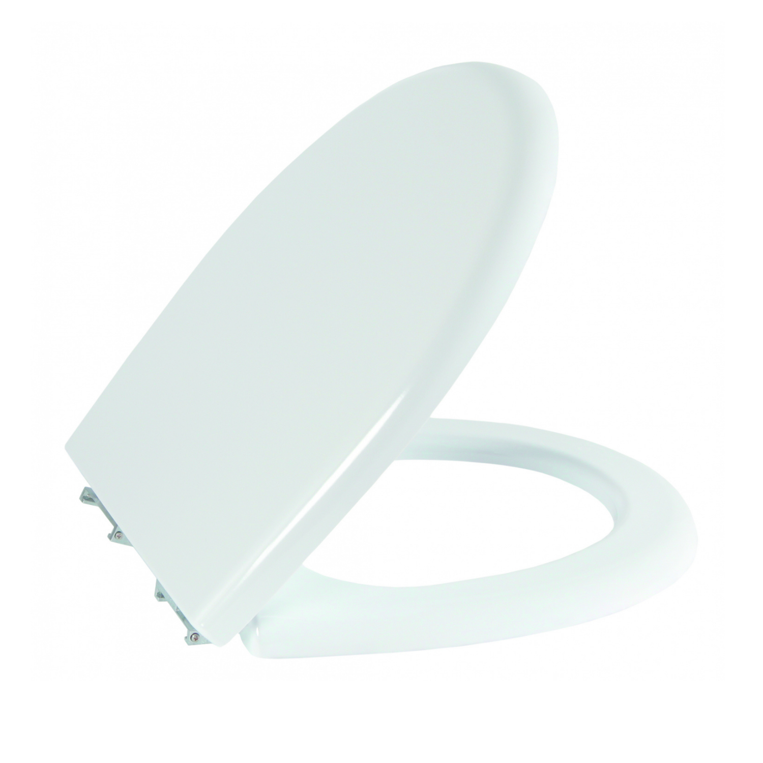 Çınar Duroplast Toilettensitz mit langsamem Schließen, Weiß