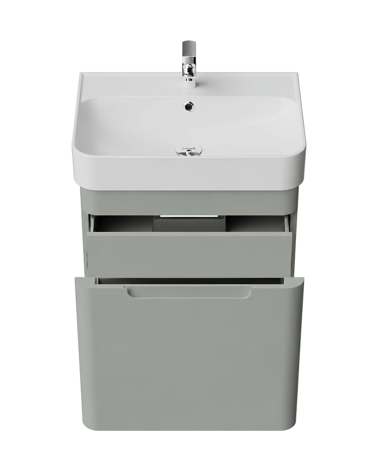 Colorit Lavabo Dolabı Çekmeceli 60 Cm Cool Grey