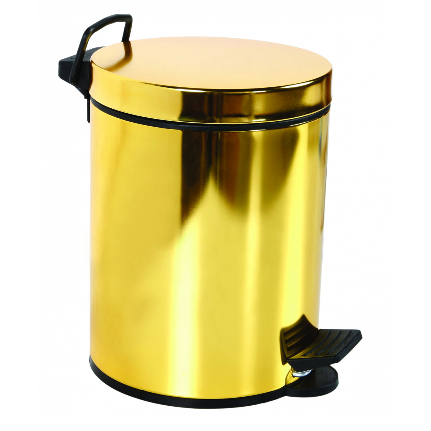 Trash Can 12 Lt (With Pedal) Gold