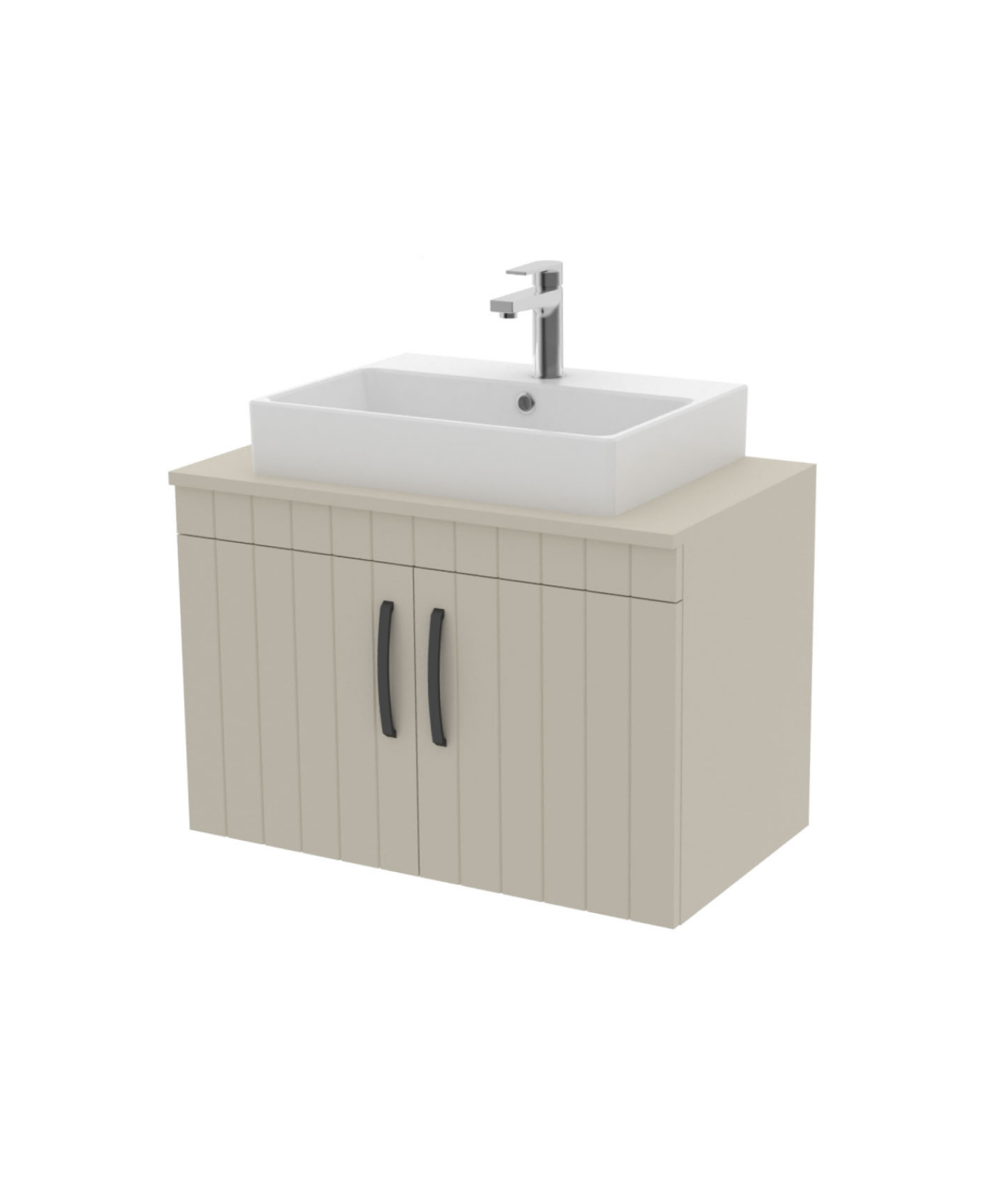 D10 Next Lavabo Dolabı Kapaklı 80 cm Dafne Gövde Lake Kapak