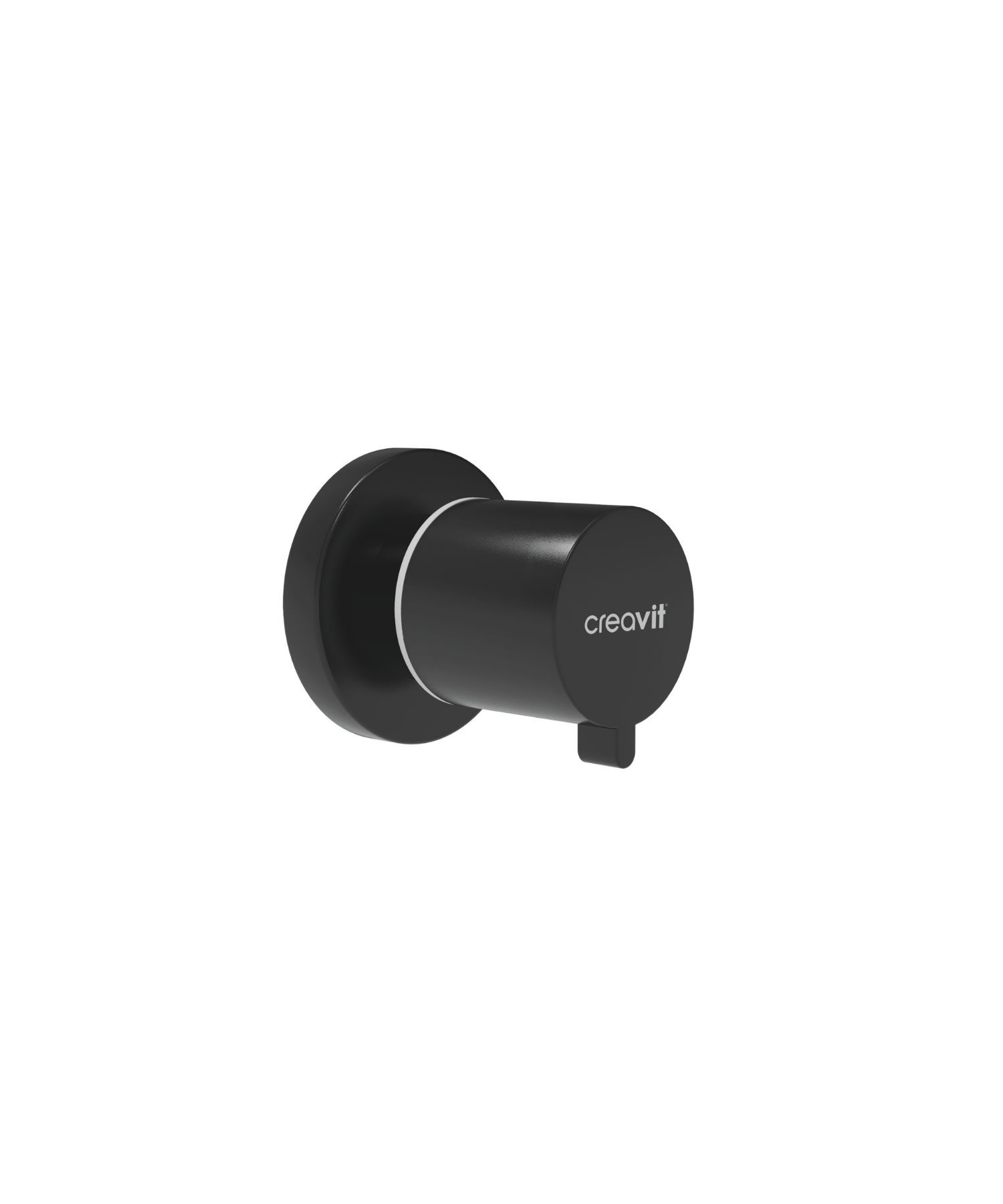 Zwischenabsperrventil 1/2-1/2" Schwarz Matt
