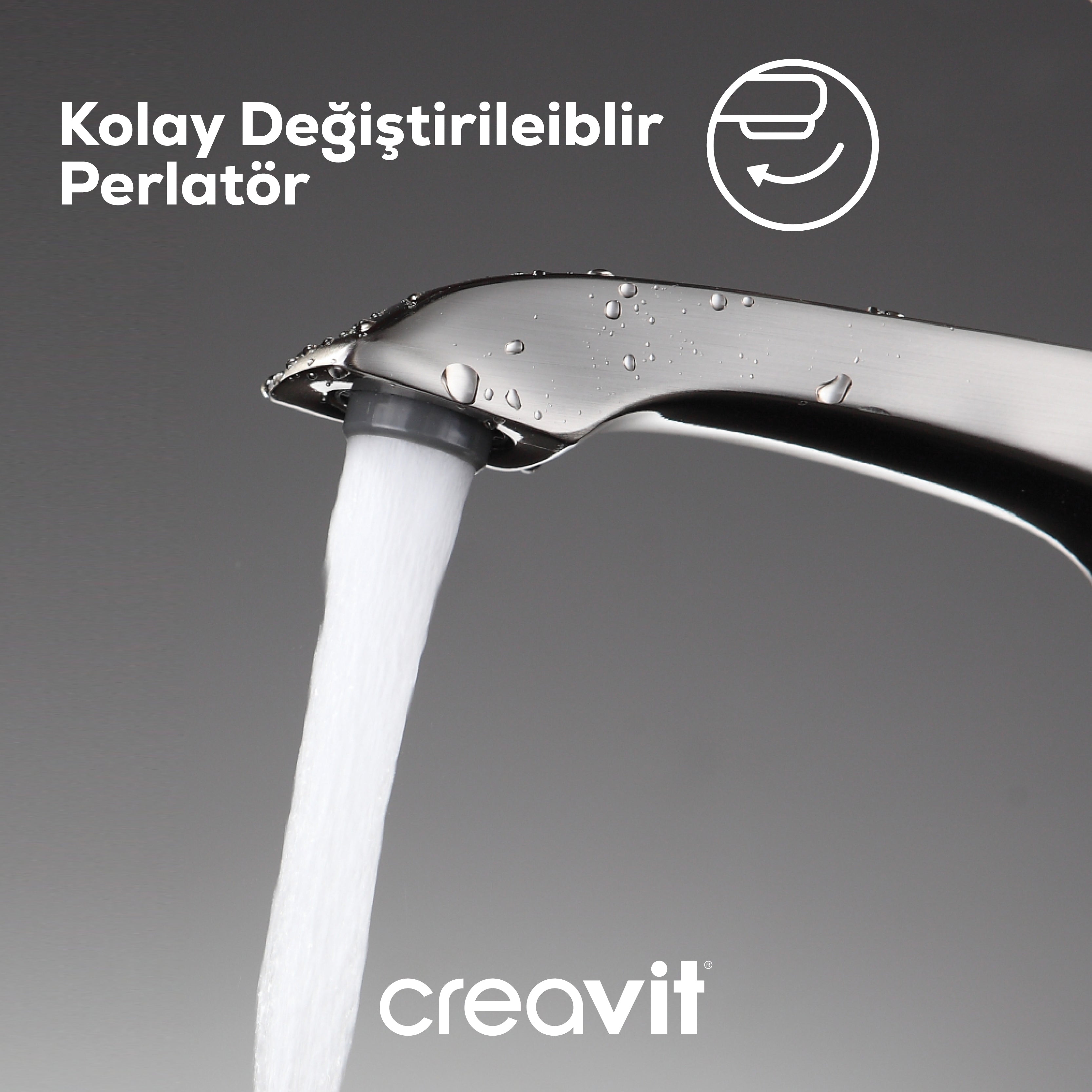 Avangart Lavabo Armatürü Altın