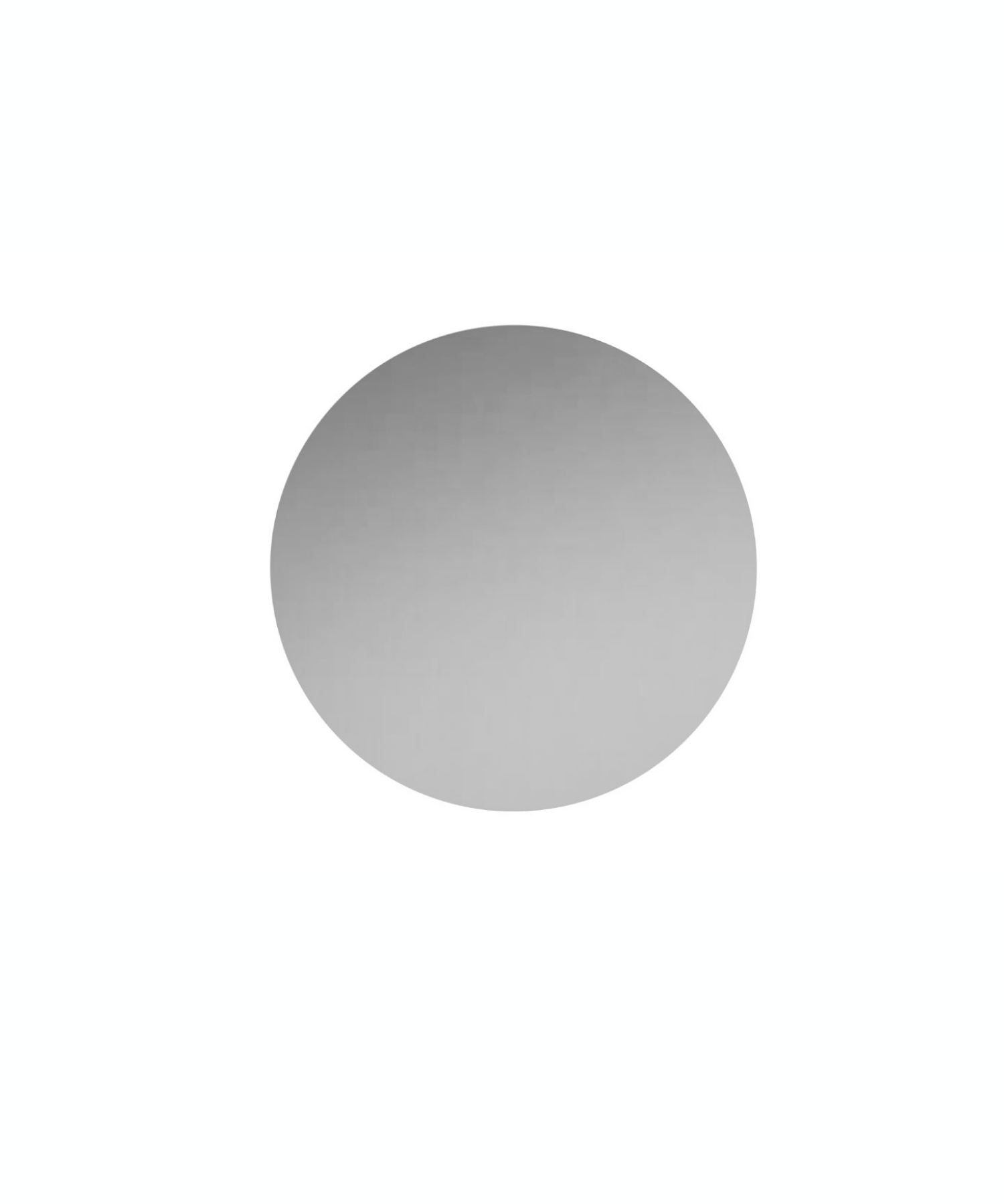 D20 80cm Round Mirror