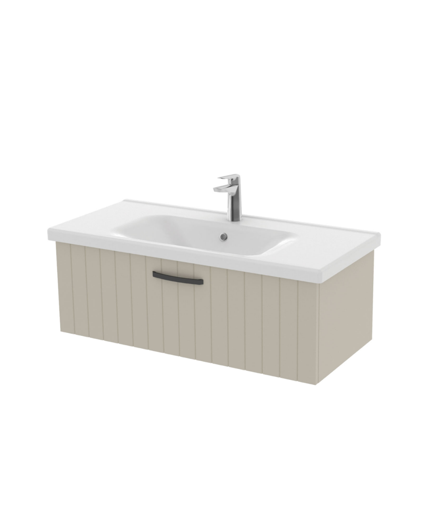 D10 Axis Washbasin Cabinet with Drawers 100 cm Dafne Lacquer Cover
