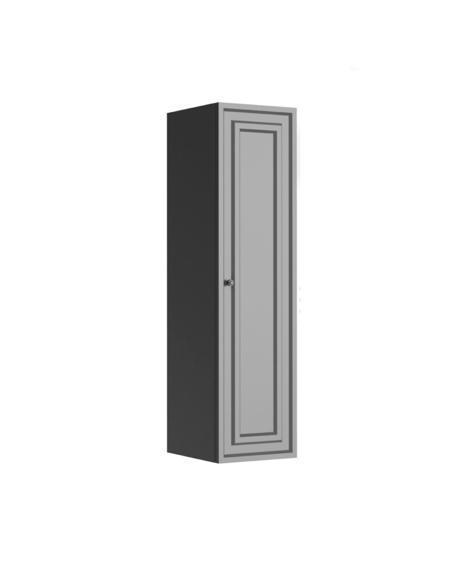 Kayra Boy Dolabı 130cm Mat Gri