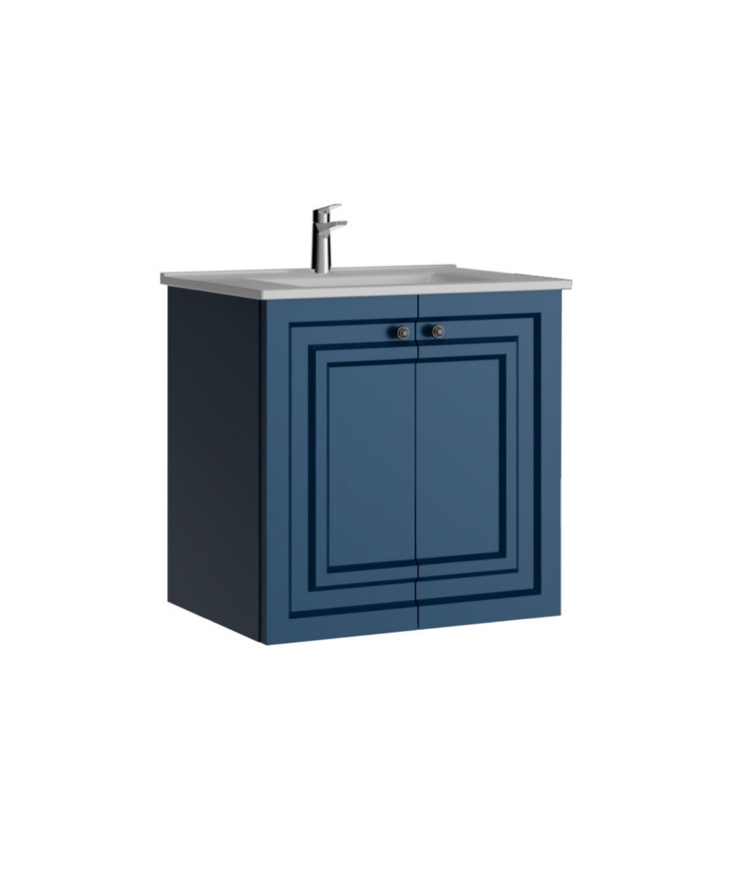 Kayra Waschbeckenunterschrank, matt, Saphirblau, 60 cm