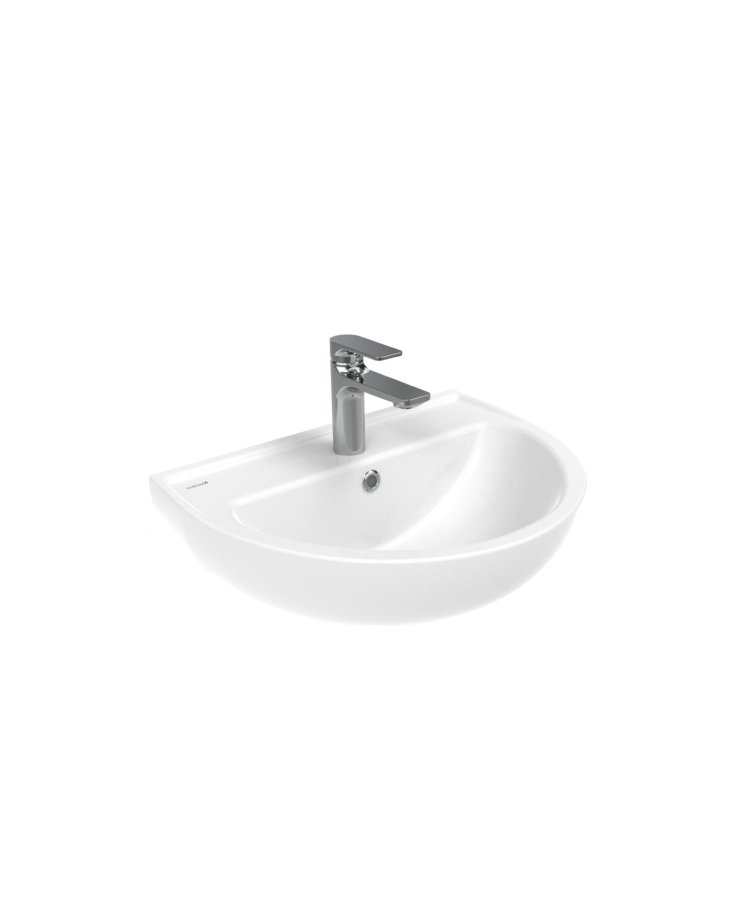 Oval Lavabo 40*50 cm Duvara Dayalı Beyaz