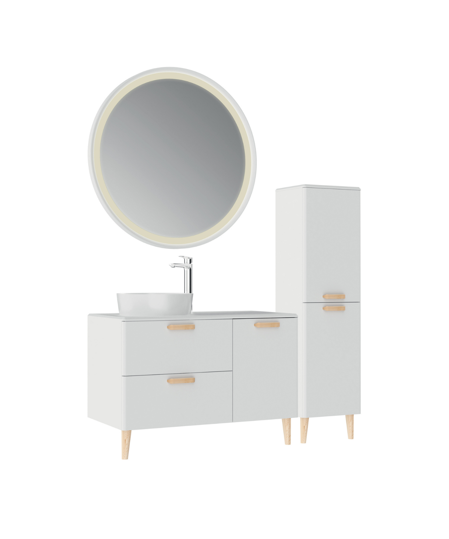 Patara Sink Cabinet 100cm Matte White