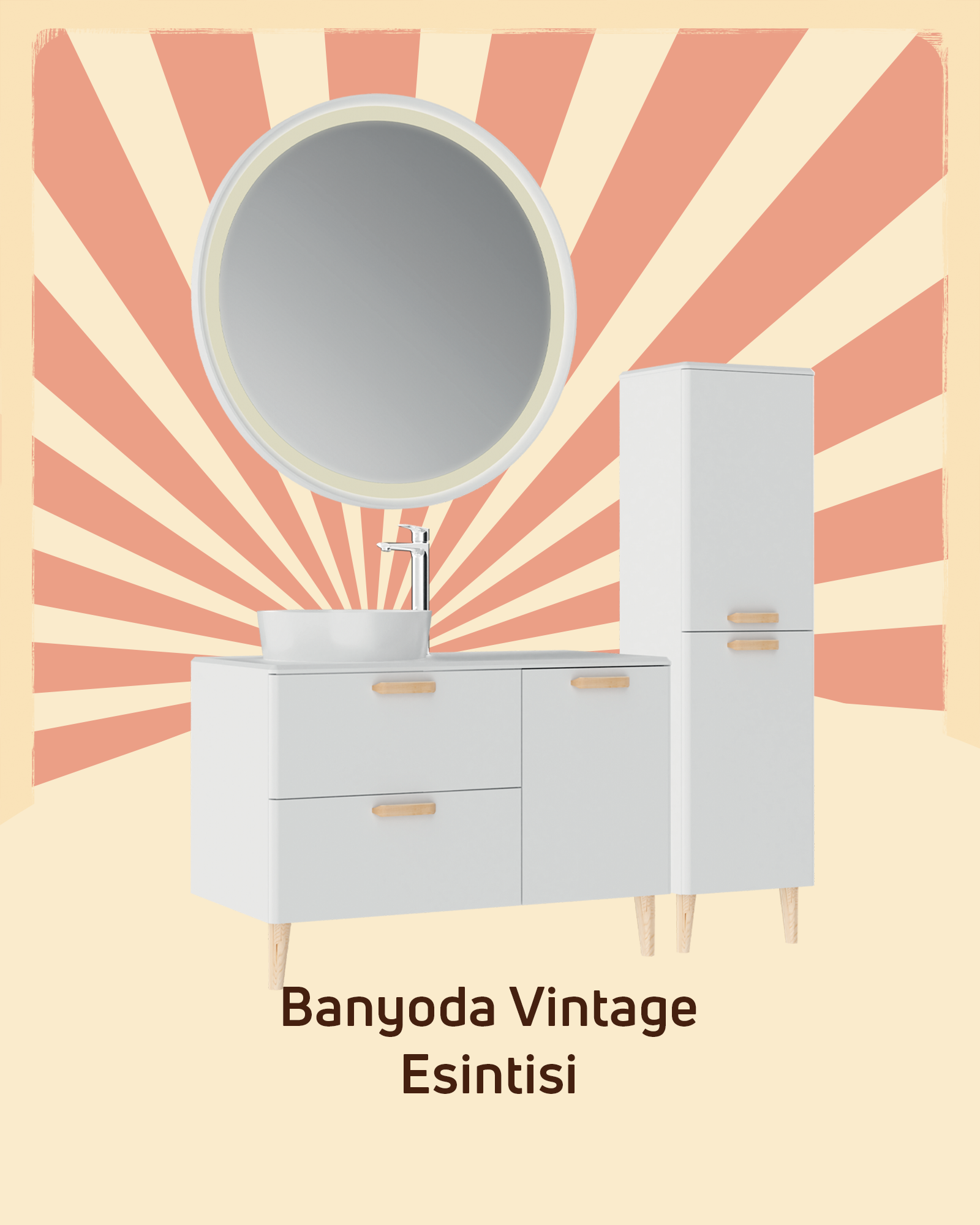 Patara Sink Cabinet 100cm Matte White