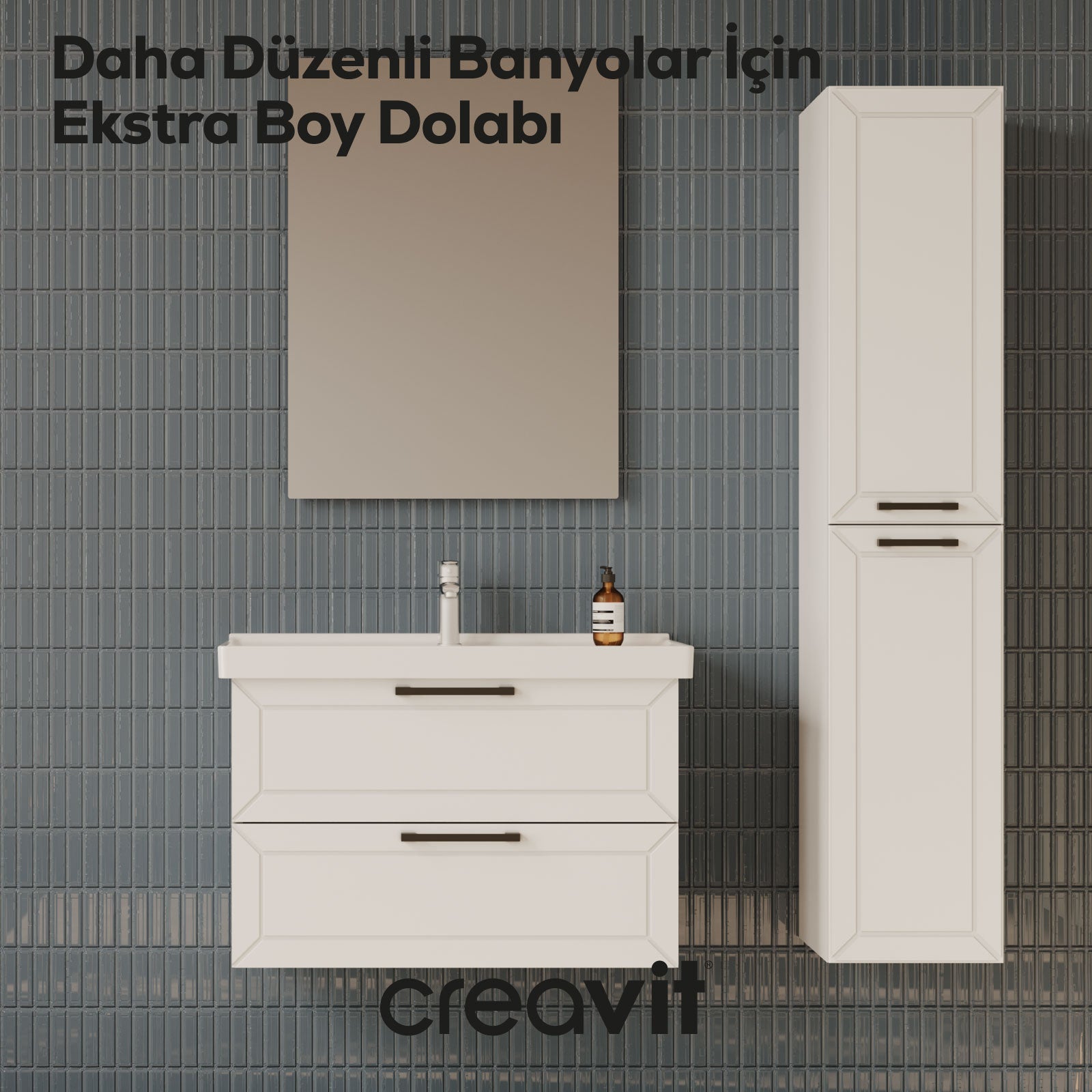 D20 30 Cm Sağa Açılır Boy Dolabı Beyaz Lake (Demonte)