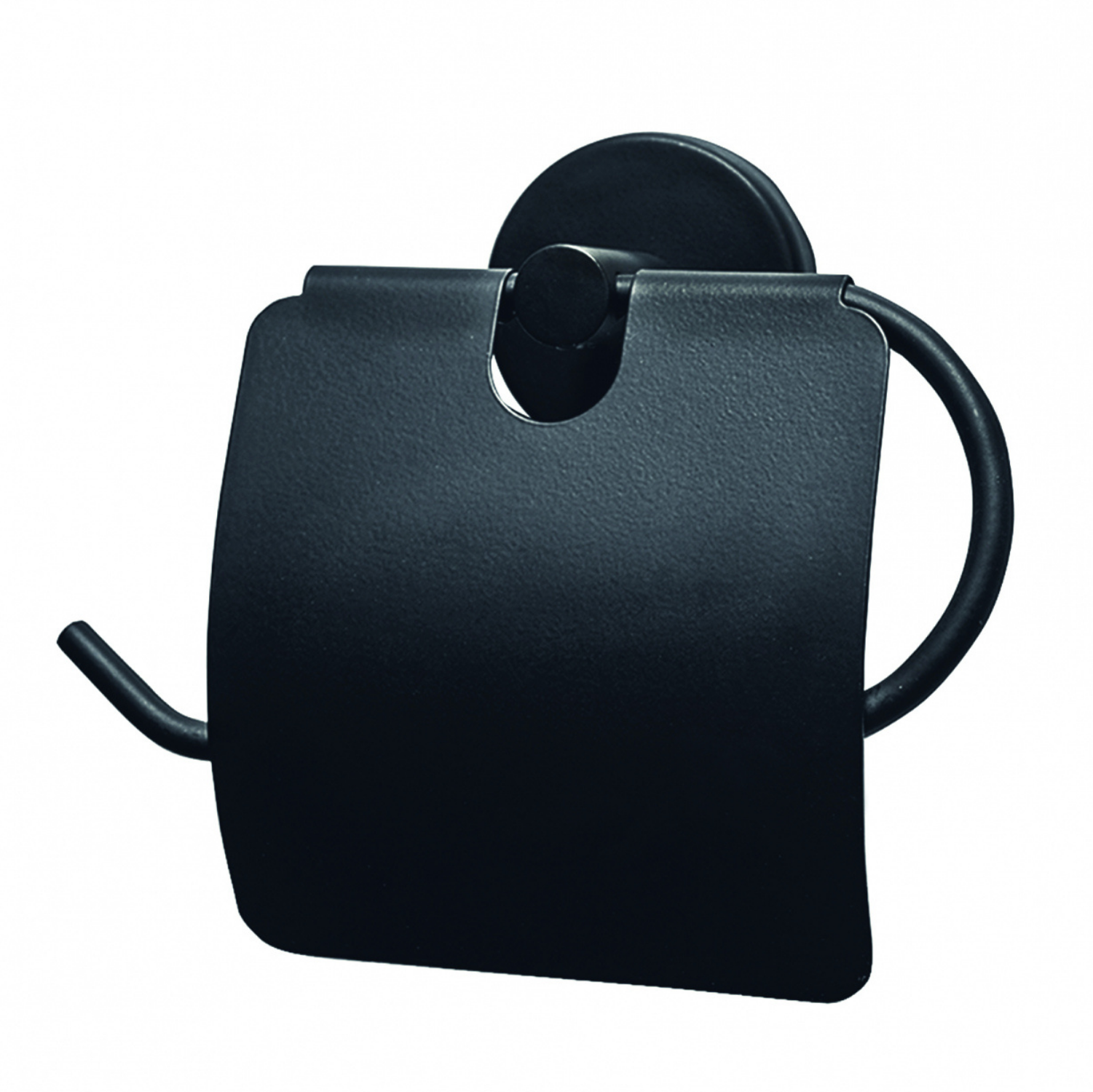 Drop Wide Cover Paper Holder-Black