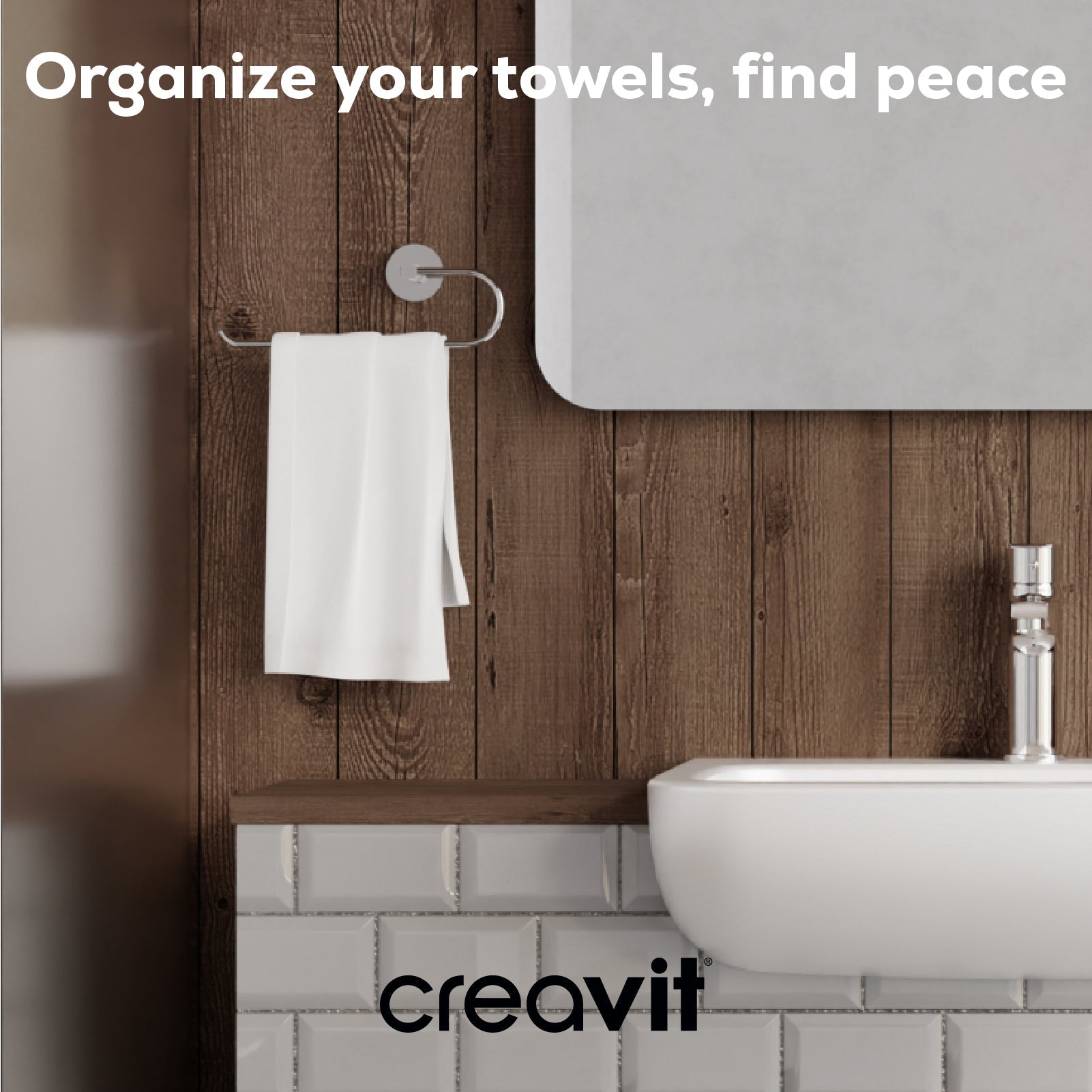 Drop Paper Towel Holder