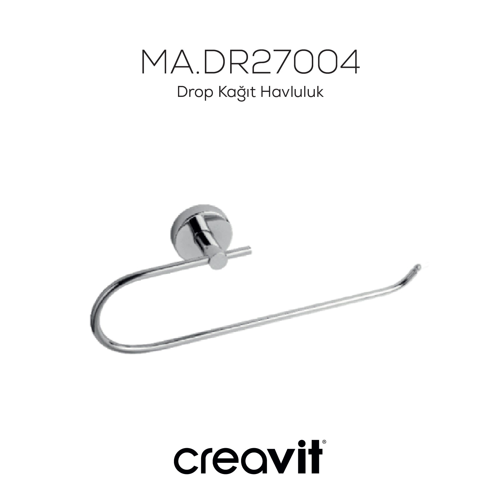 Drop Paper Towel Holder