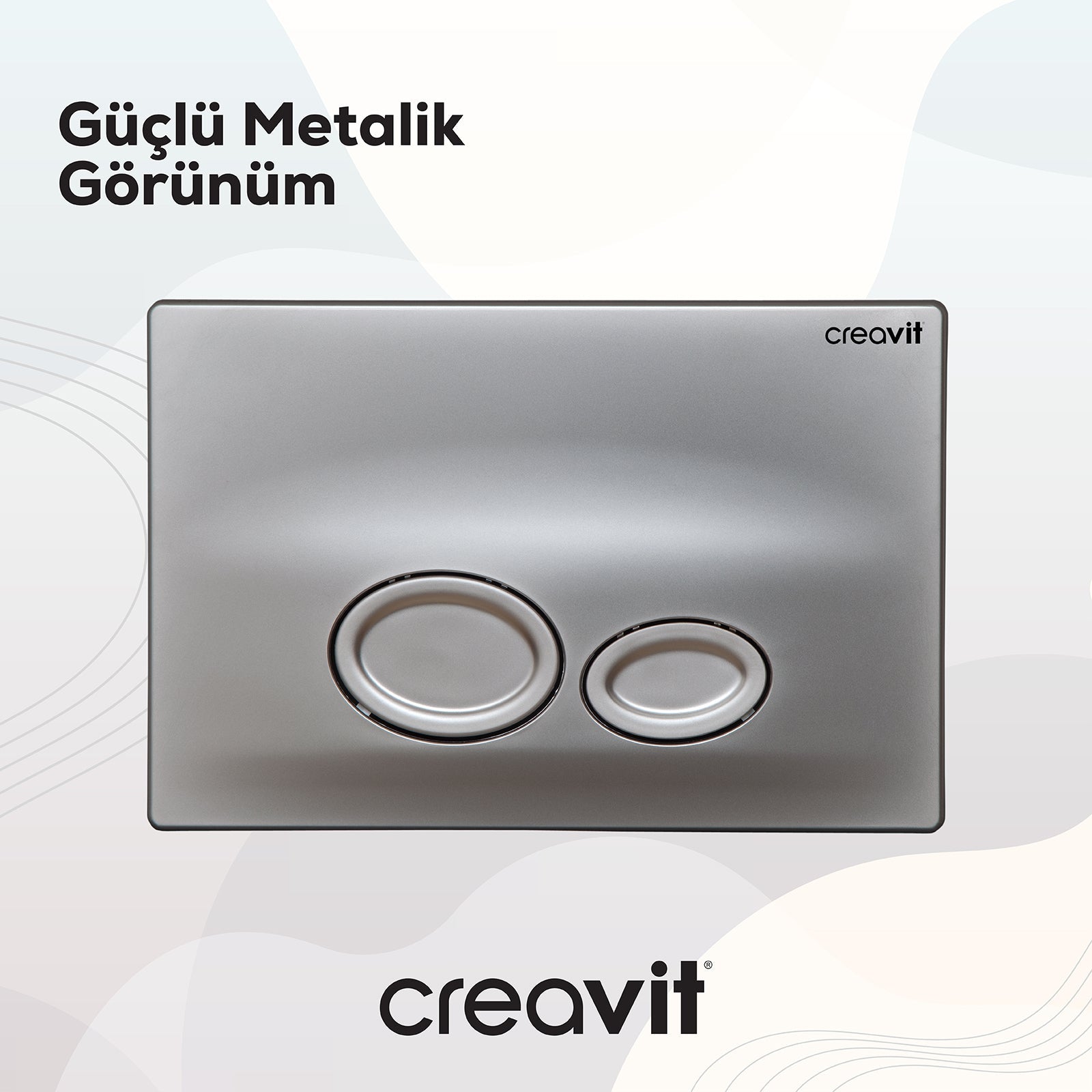 Drop Mat Gri Boyalı Kumanda Paneli