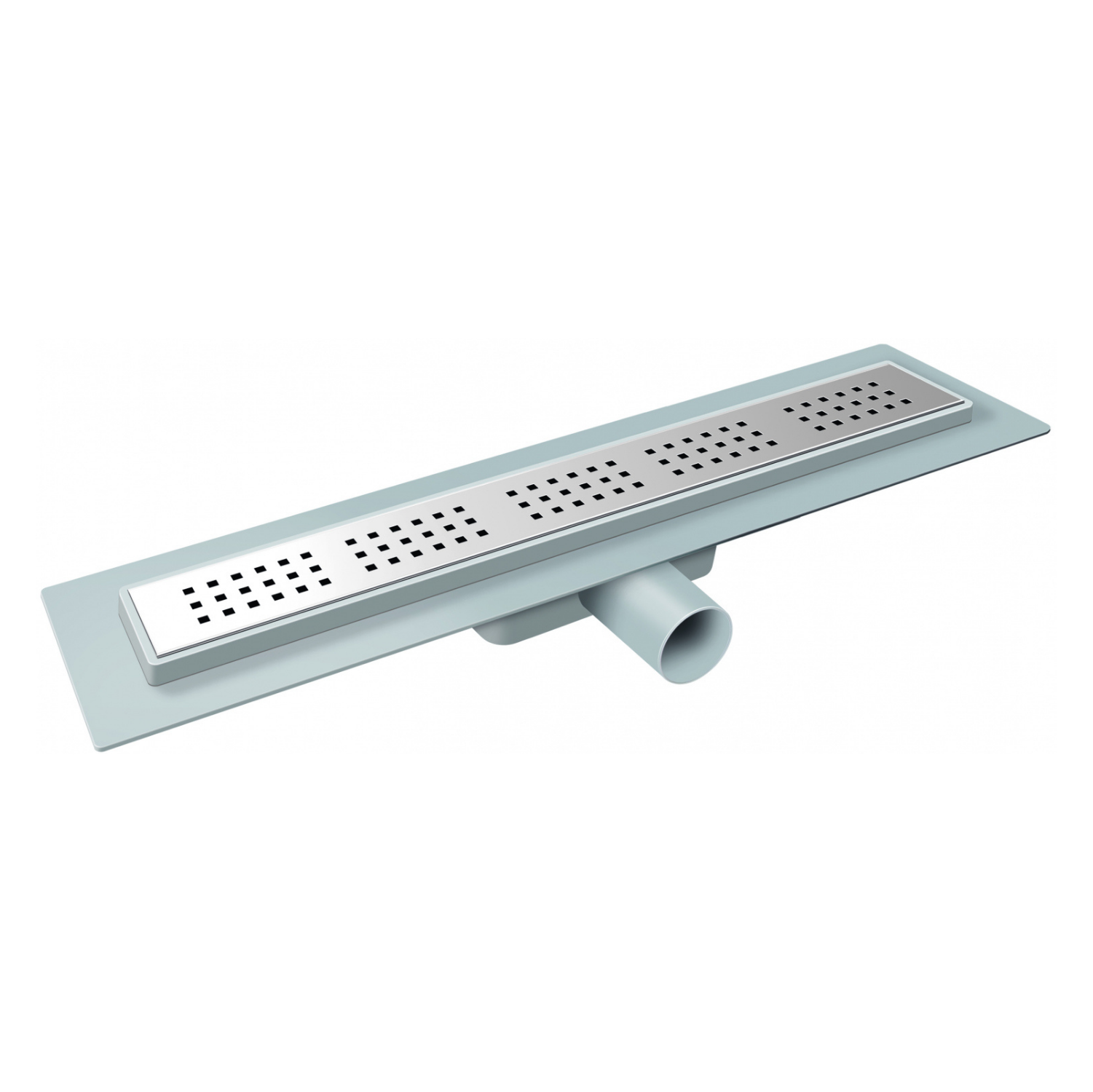 Duş Kanalı Yalıtımlı 50cm Ø50 Paslanmaz Süzgeçli Yandan Çıkışlı