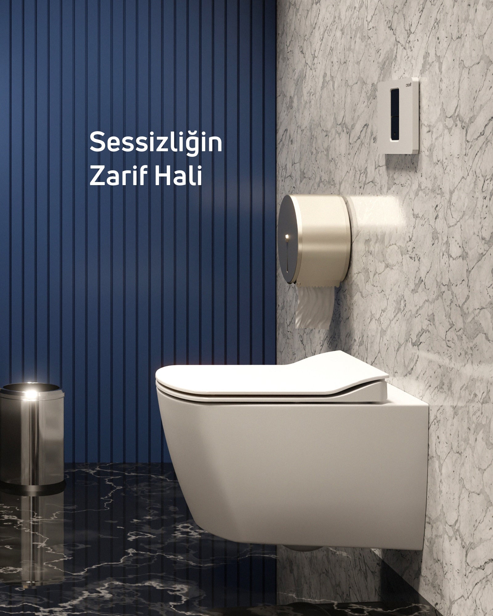 Elegant Duroplast Yavaş Kapanan Klozet Kapağı Beyaz