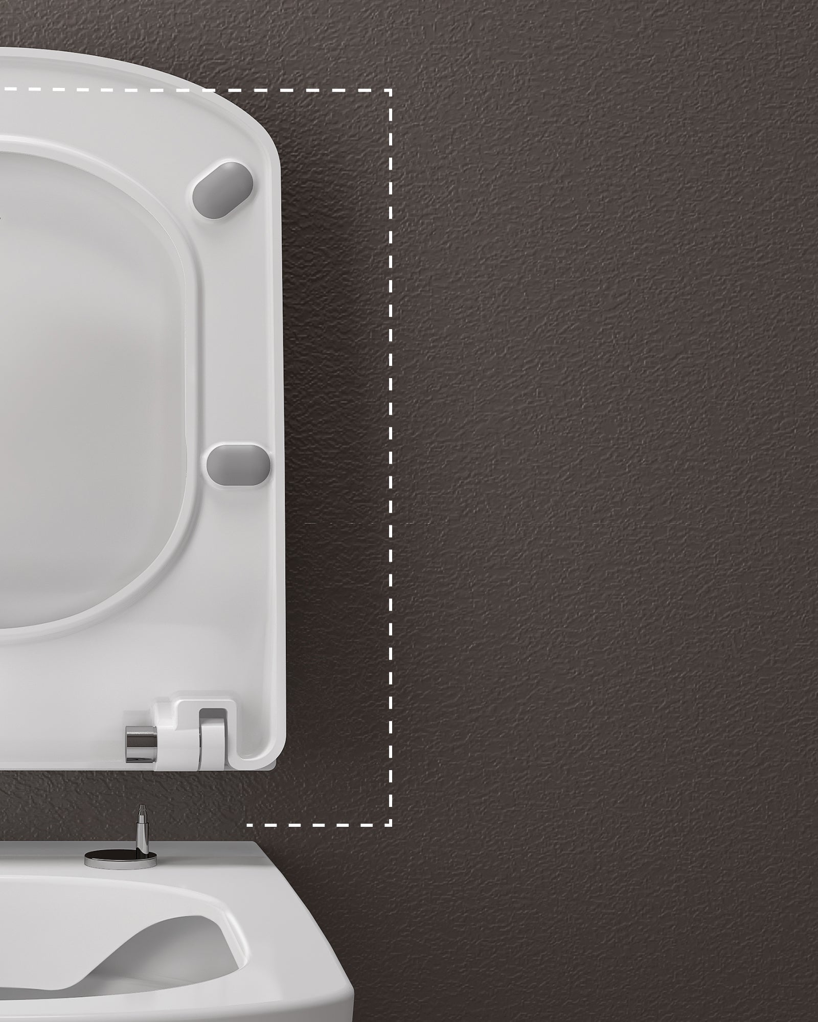Elegant Duroplast Yavaş Kapanan Klozet Kapağı Beyaz