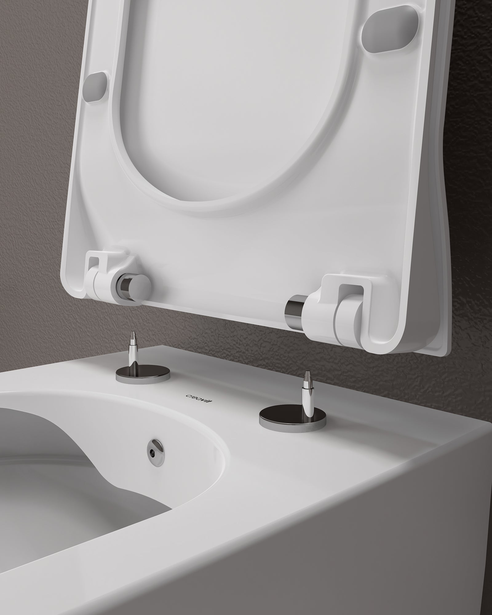 Elegant Duroplast Yavaş Kapanan Klozet Kapağı Beyaz