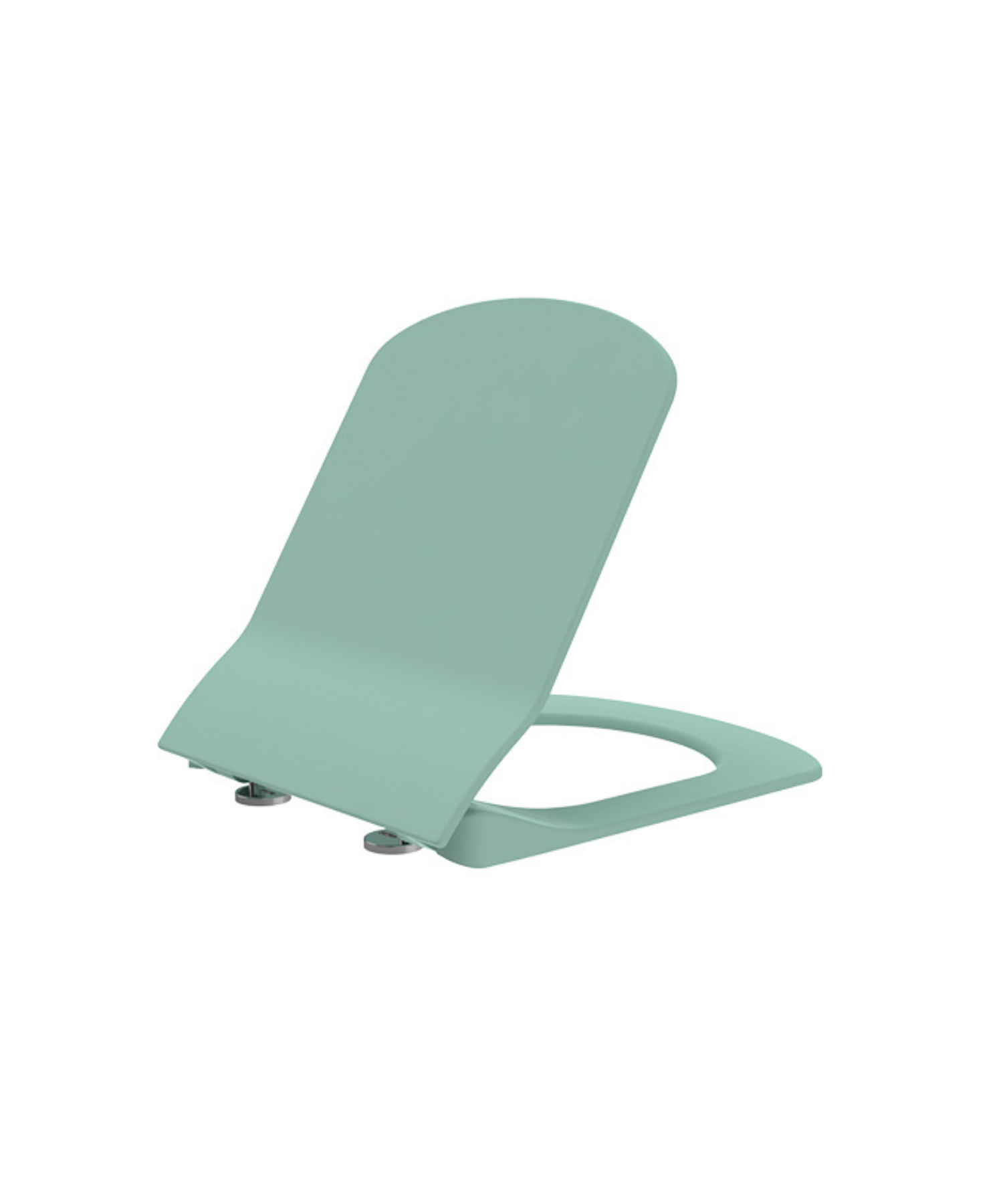 Eleganter Duroplast WC-Sitz mit Absenkautomatik Nile Green