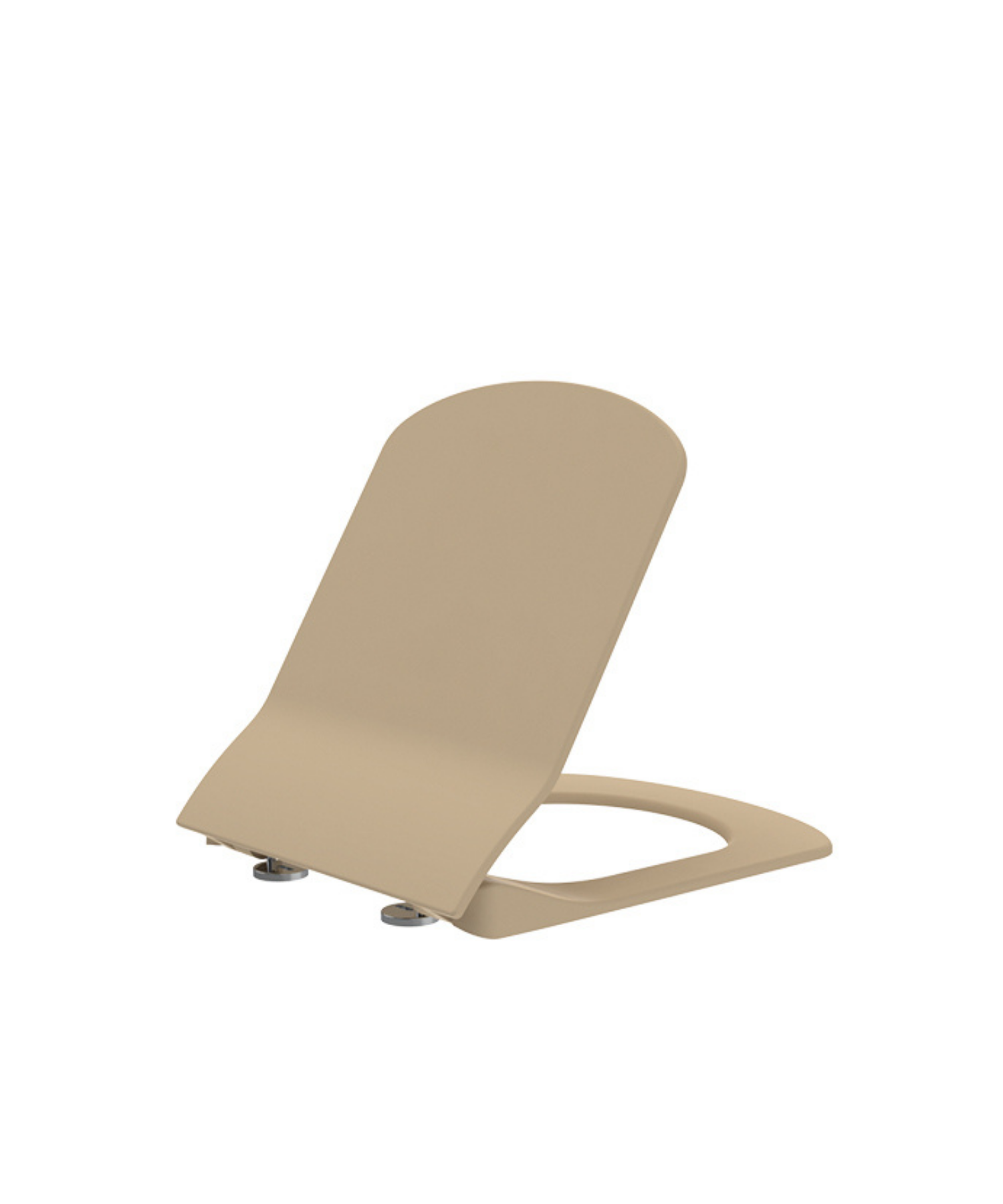 Elegantes Duroplast Softclose WC Matt Cappuccino