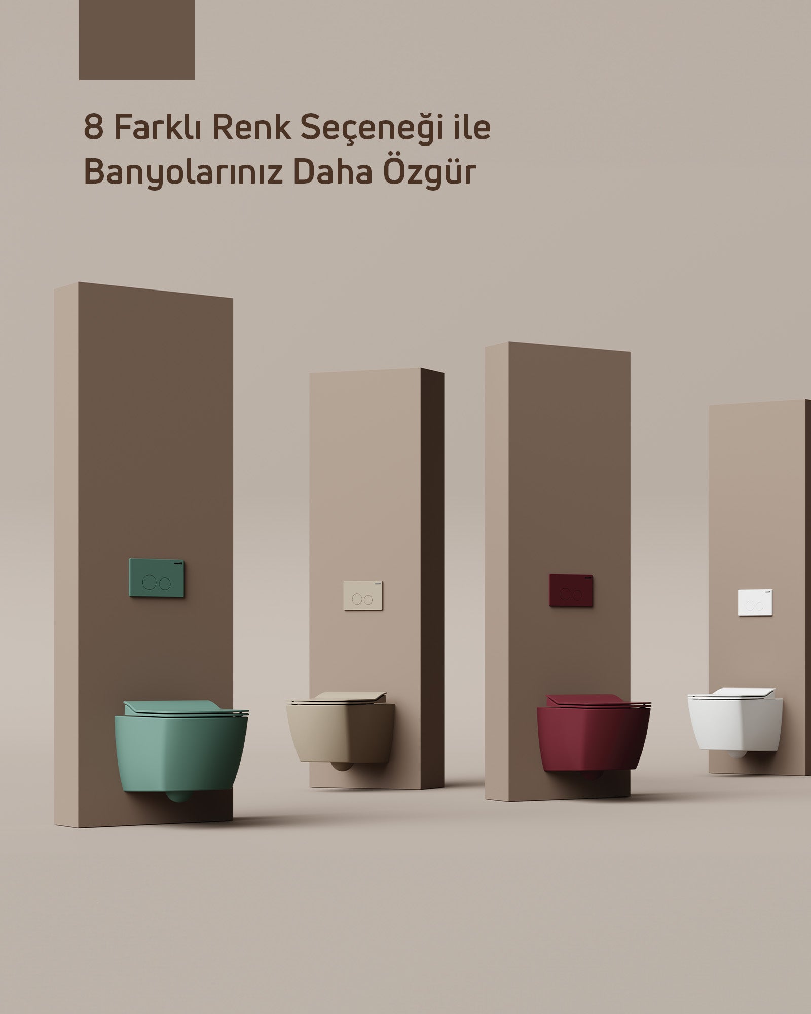 Elegant Rim-Off Wall Hung WC White