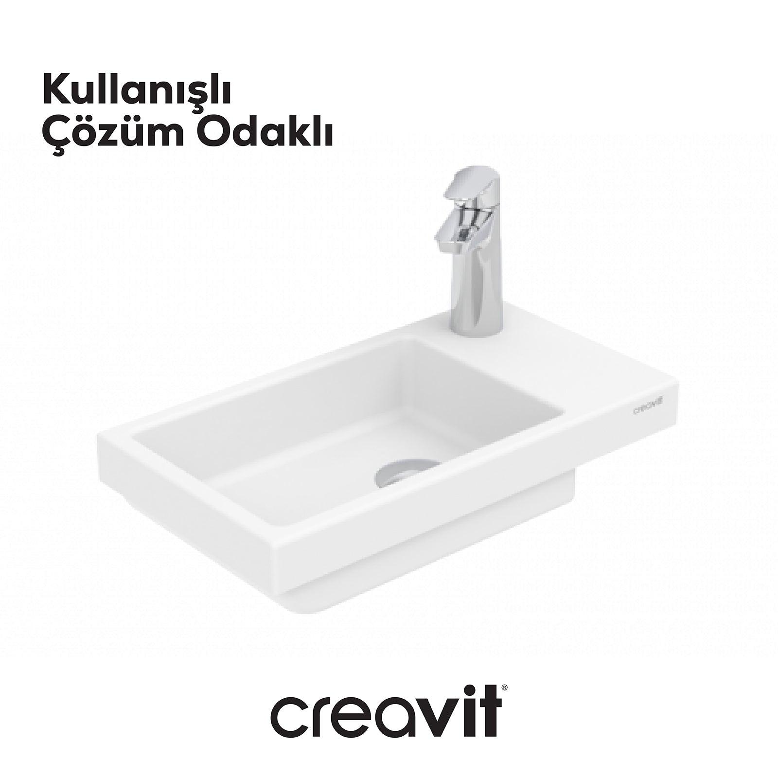 Diamond Sink 45 cm White