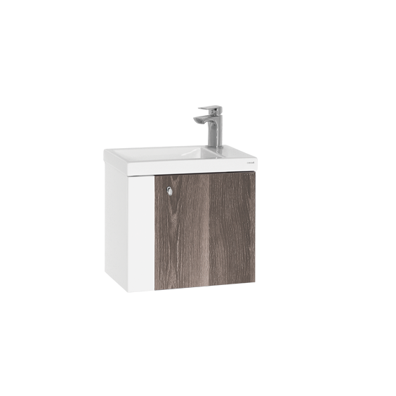 Forest Lavabo Dolabı 50 cm Beyaz-Barok