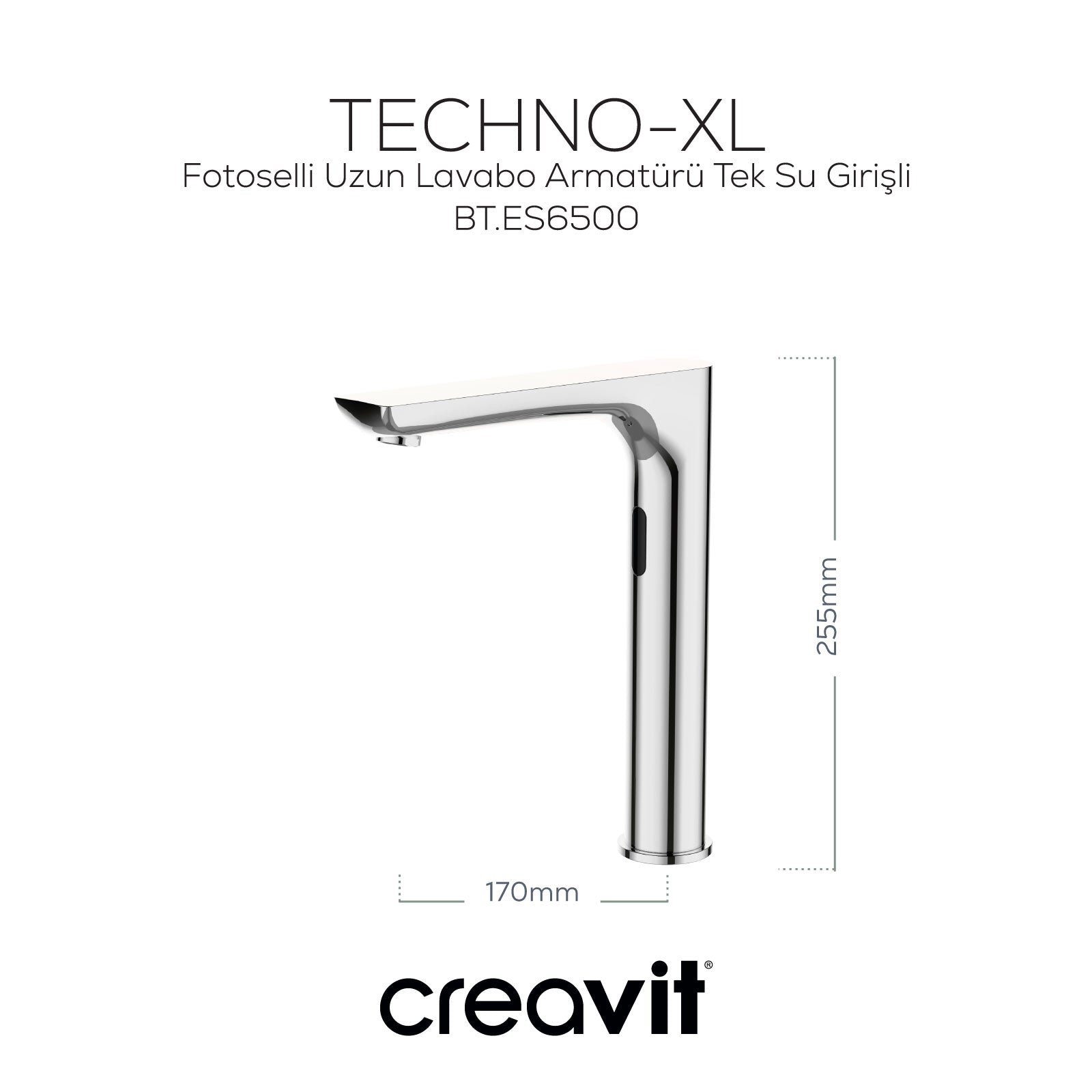 Photocell Tall Sink Faucet with Single Water Inlet