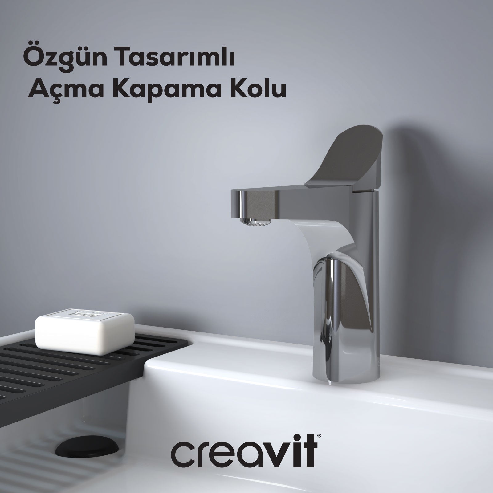 Infinity Lavabo Armatürü Krom