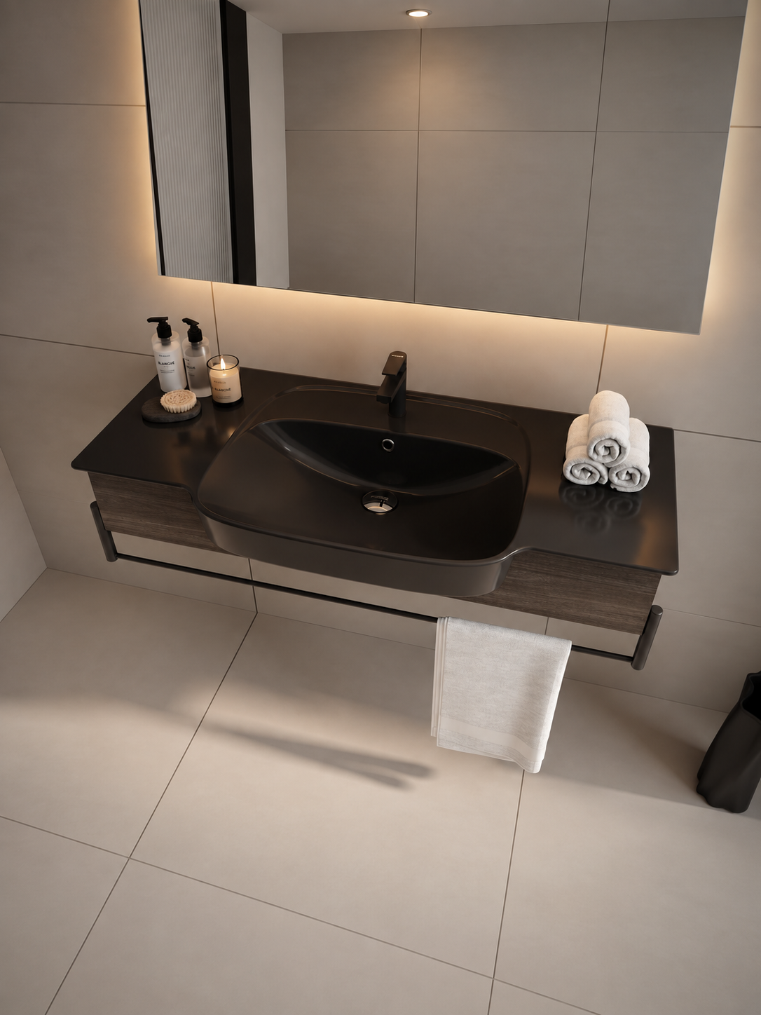 Kaya Lavabo Dolabı 100 Cm Cabana