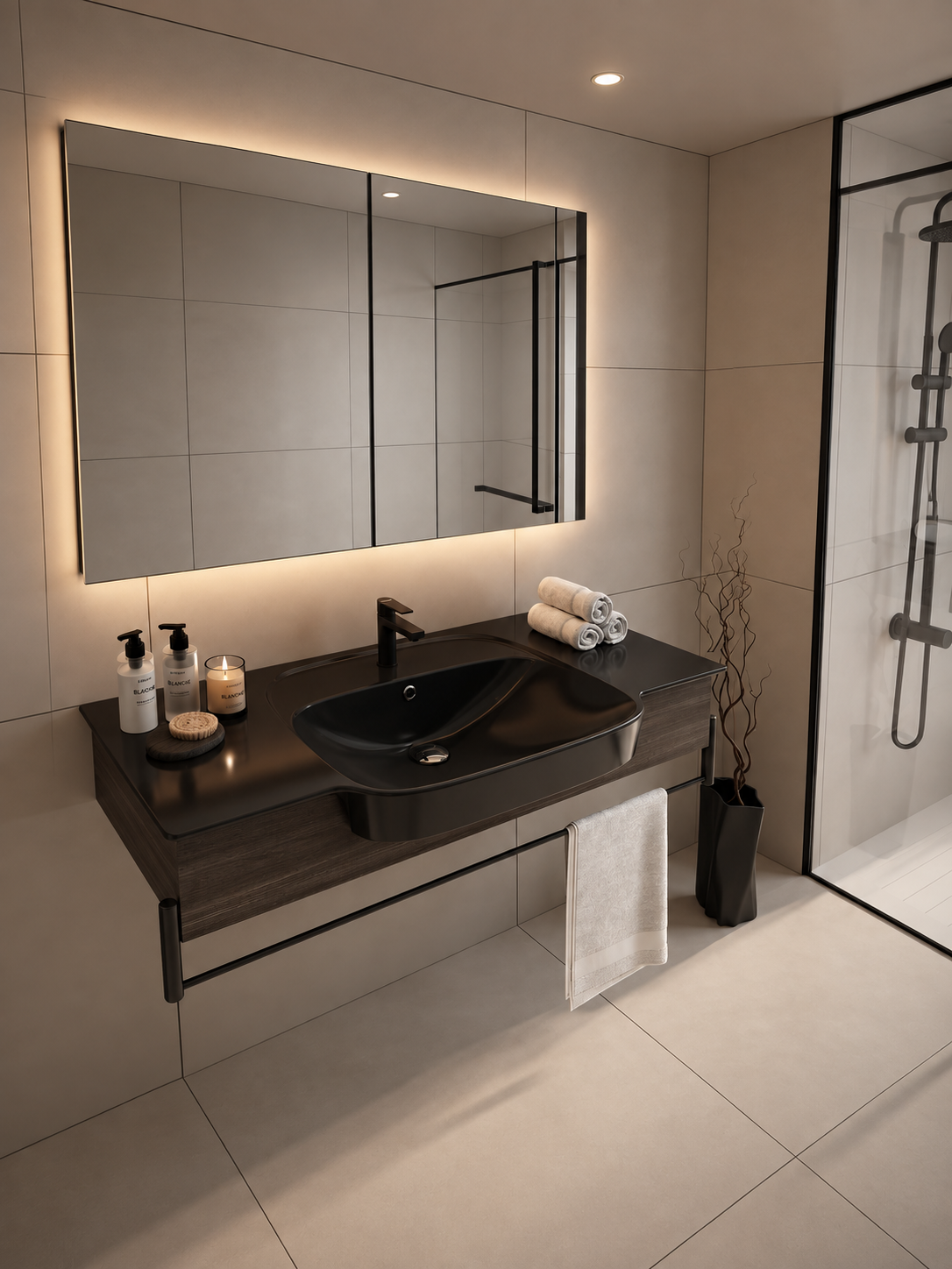 Kaya Lavabo Dolabı 100 Cm Cabana