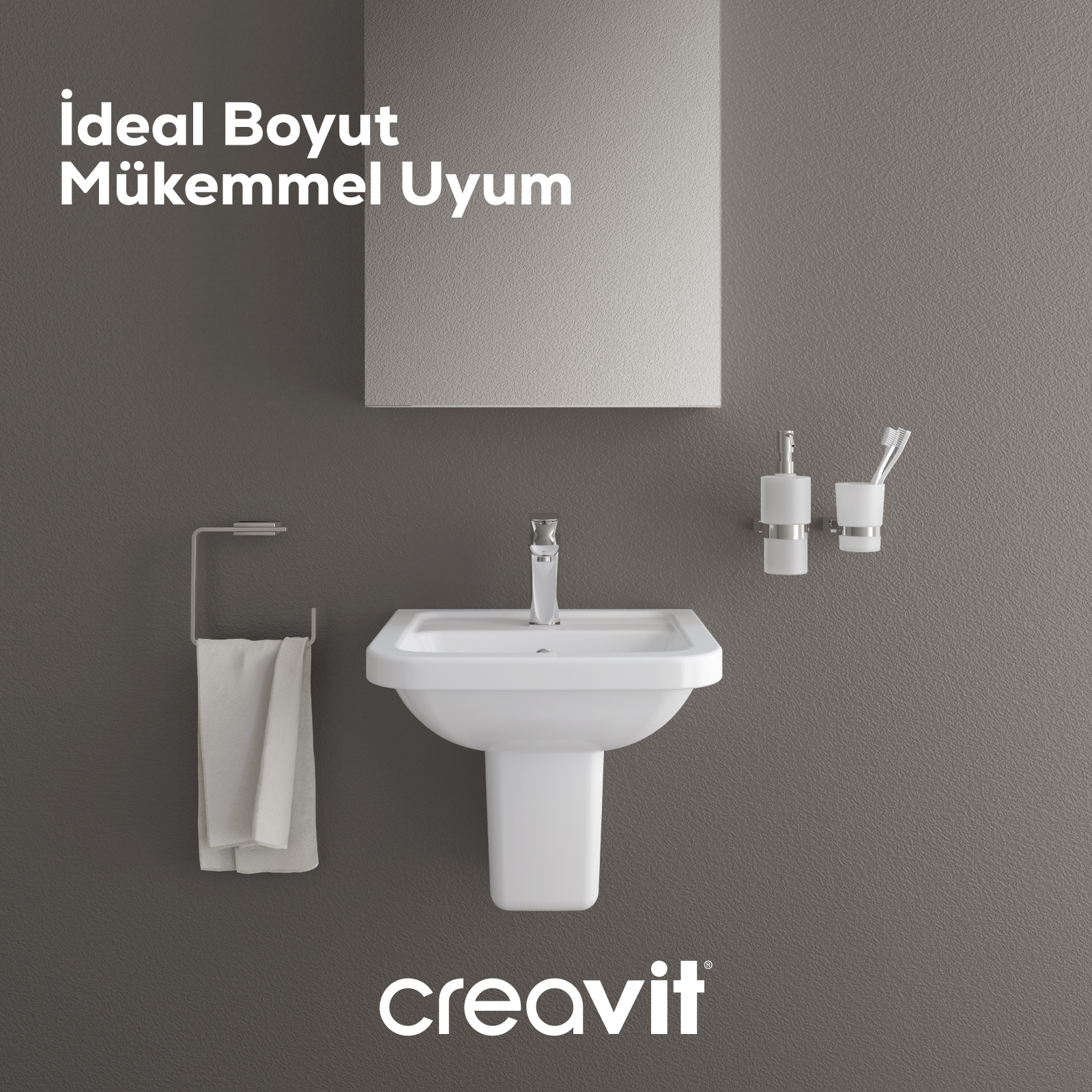 Key Yarım Ayak Beyaz