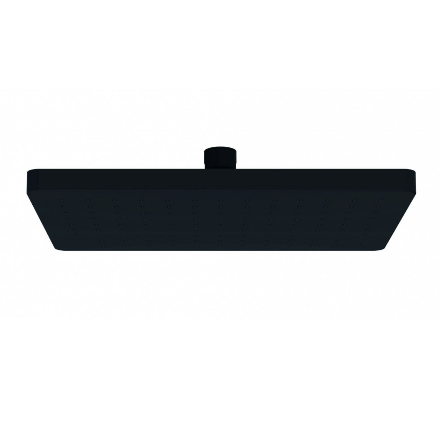 Lime Crusher Overhead Shower Matte Black Square