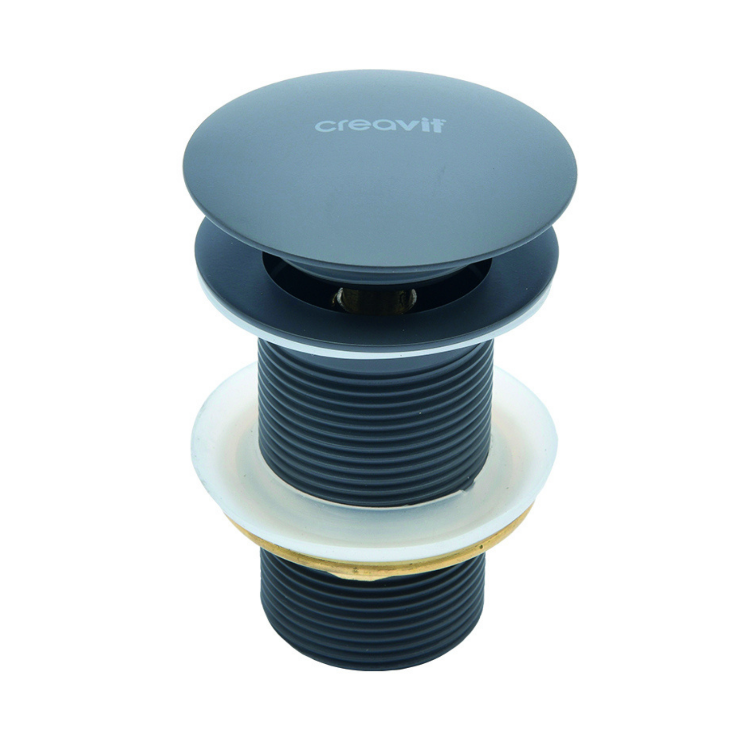 Sink Siphon Head Pop-Up Non-Overflow Matte Anthracite