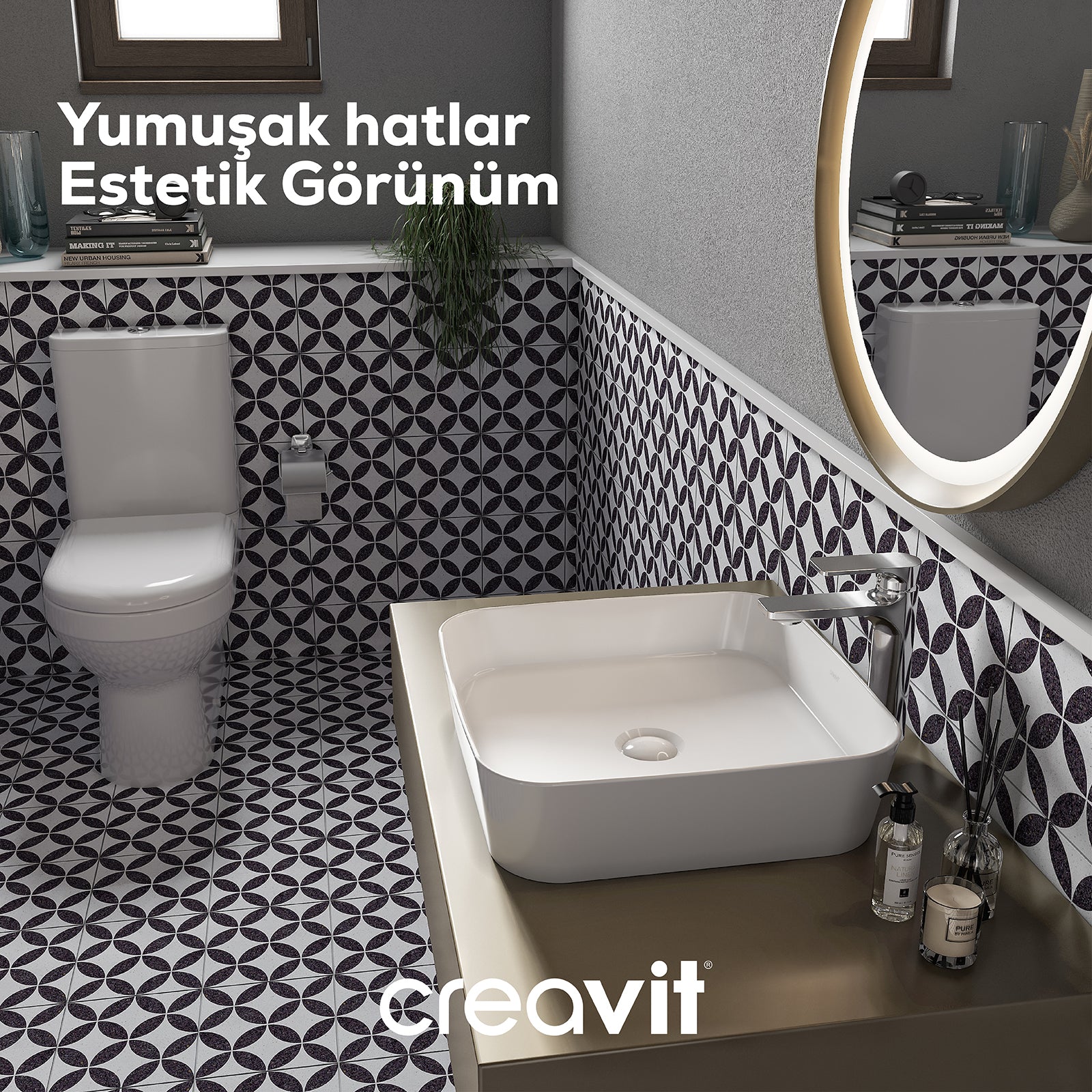 Letoon Rimless Toilet + Duroplast Slow-Close Toilet Seat White - Set
