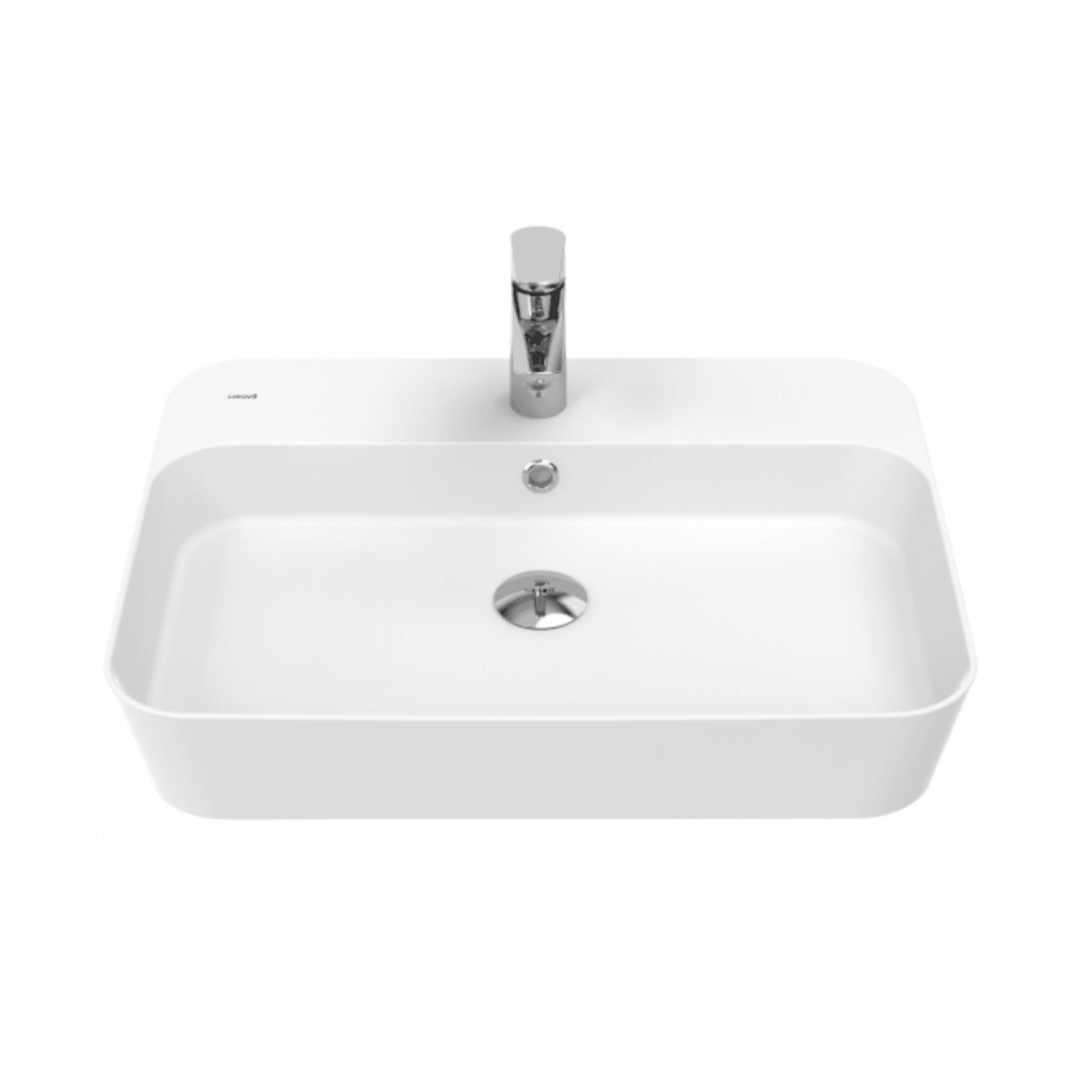 Loop Rectangular Bowl Sink 45x60 cm White