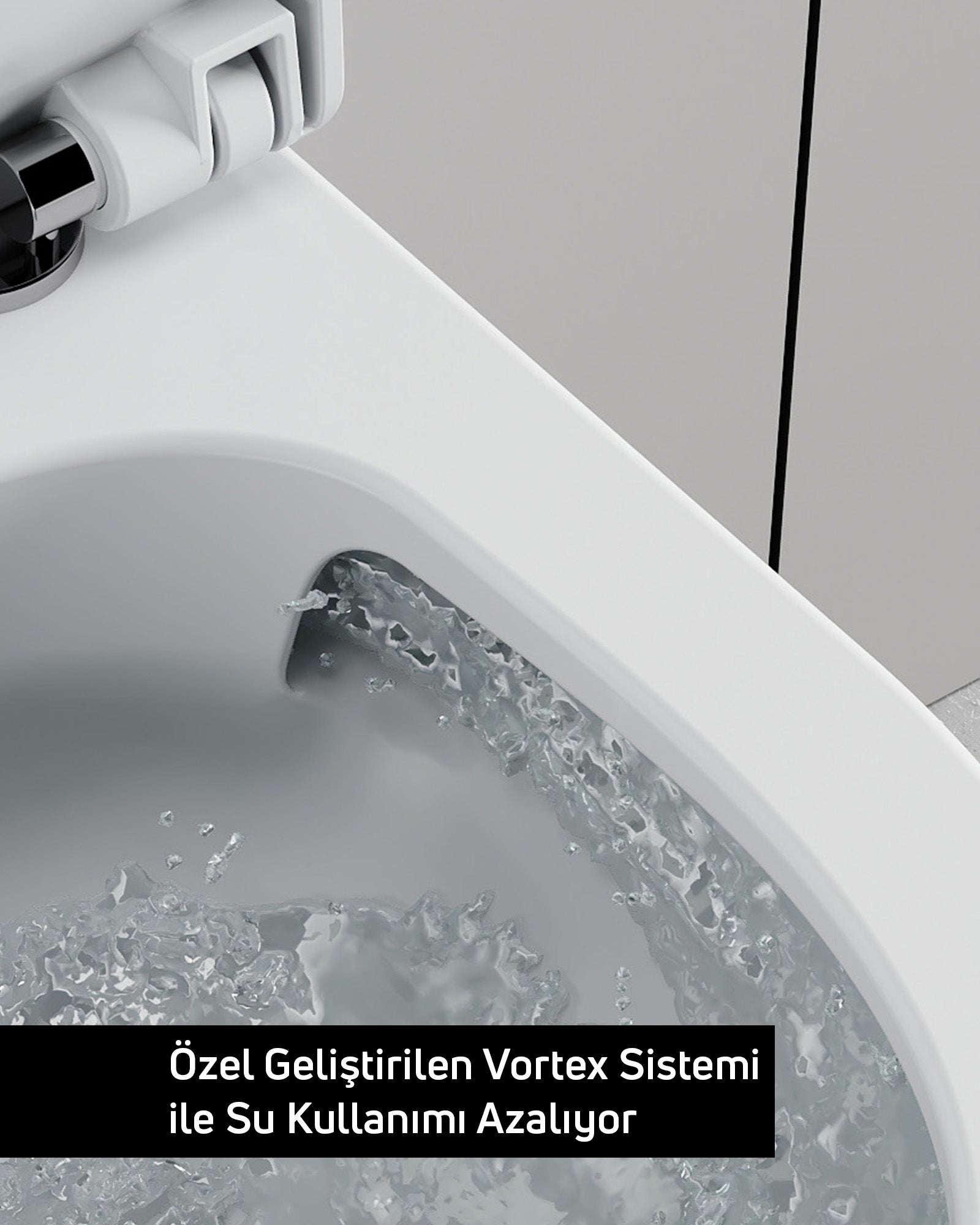 Ness Vortex Asma Klozet Extra Beyaz