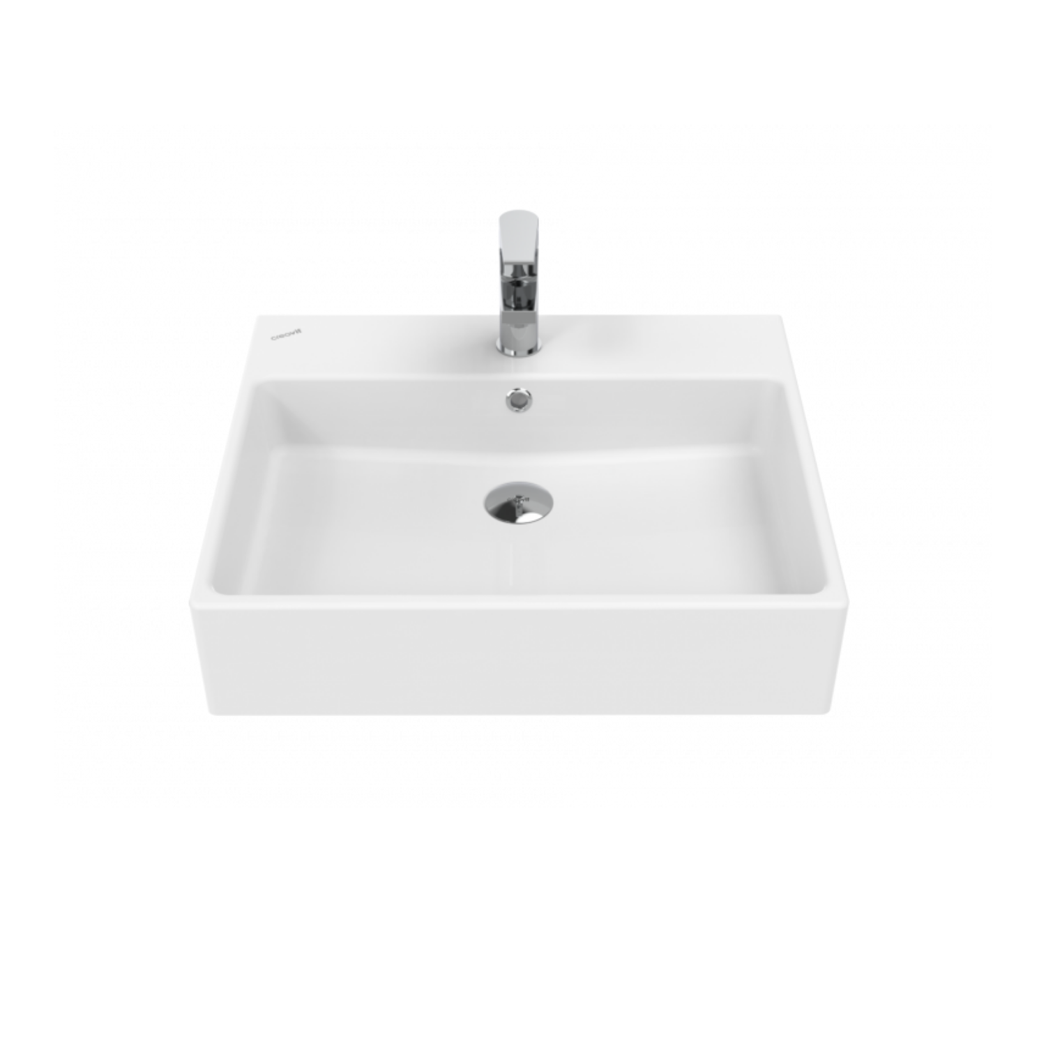 Next Square Countertop Sink 60cm White