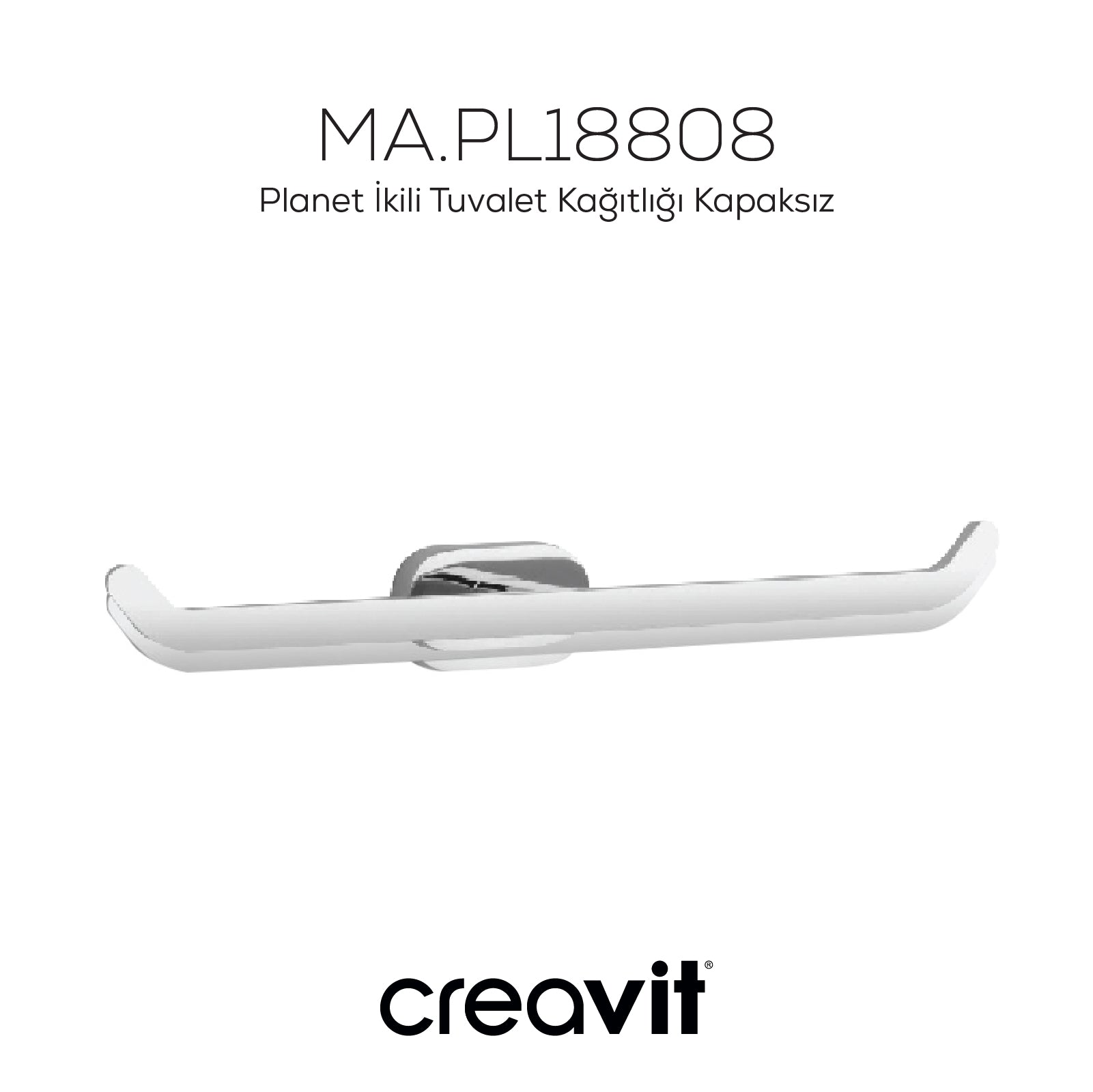 Planet İkili Tuvalet Kağıtlığı Kapaksız