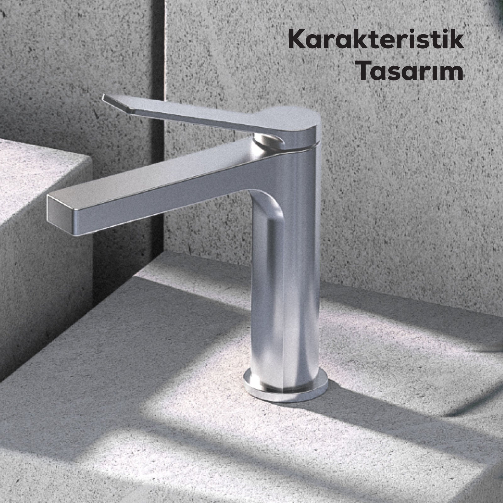 Ritmo Lavabo Armatürü Krom